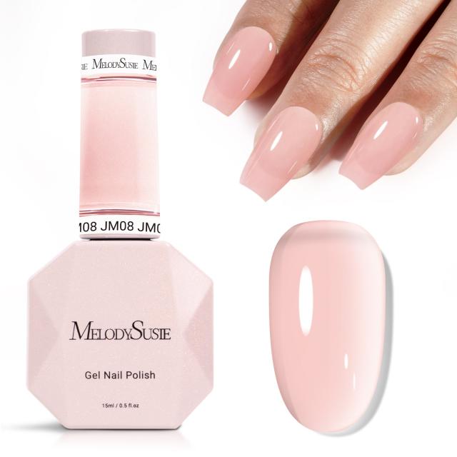 Jeweliver Jelly TPO-Free Gel Nail Polish 0.5 fl oz/15ml - Nude JM08