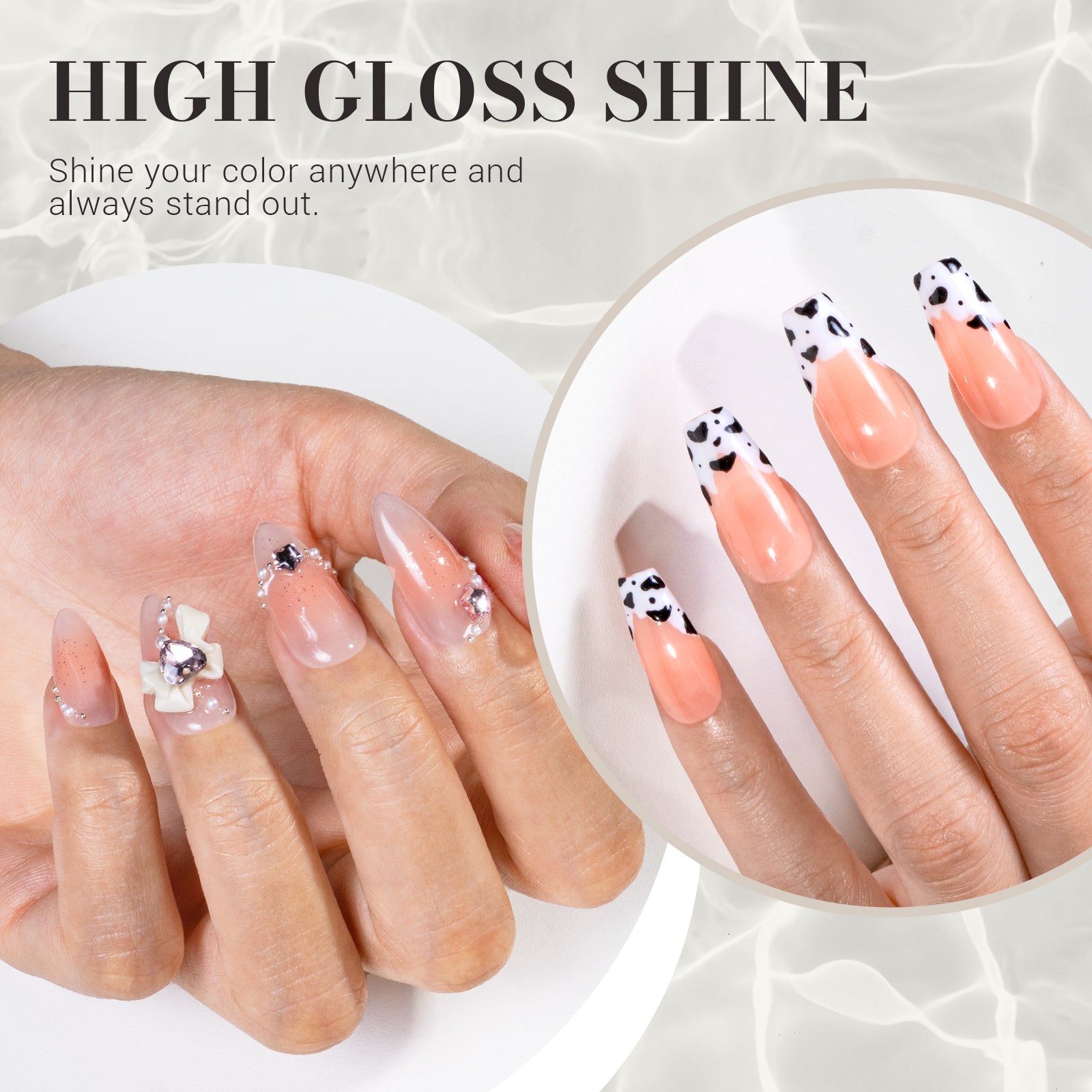 Jeweliver Jelly TPO-Free Gel Nail Polish 0.5 fl oz/15ml - Nude Orange JC28 - 图片3