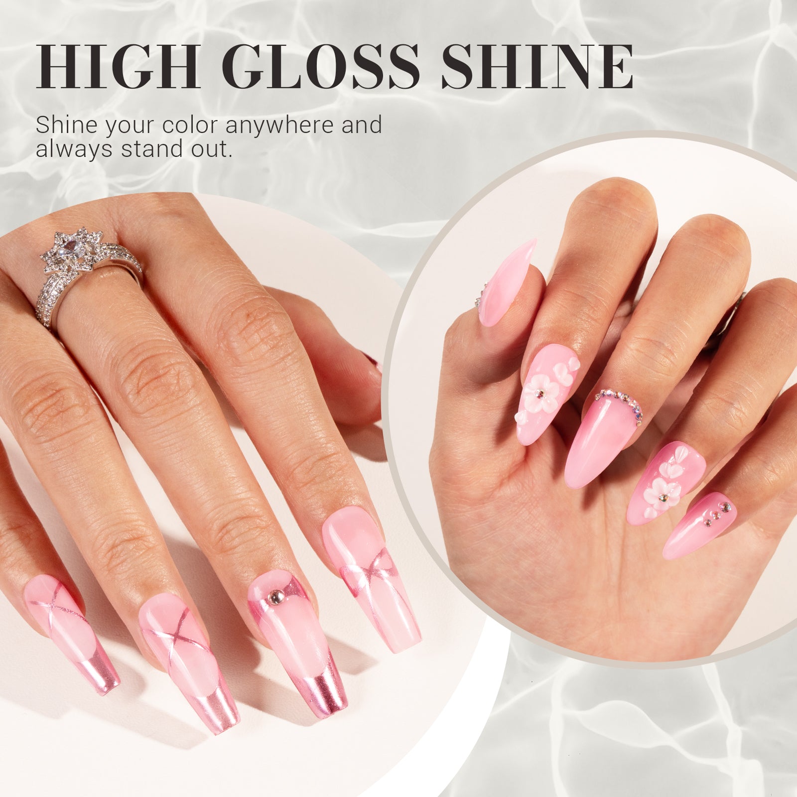 Jeweliver Jelly TPO-Free Gel Nail Polish 0.5 fl oz/15ml - Pink JM25 - 图片3