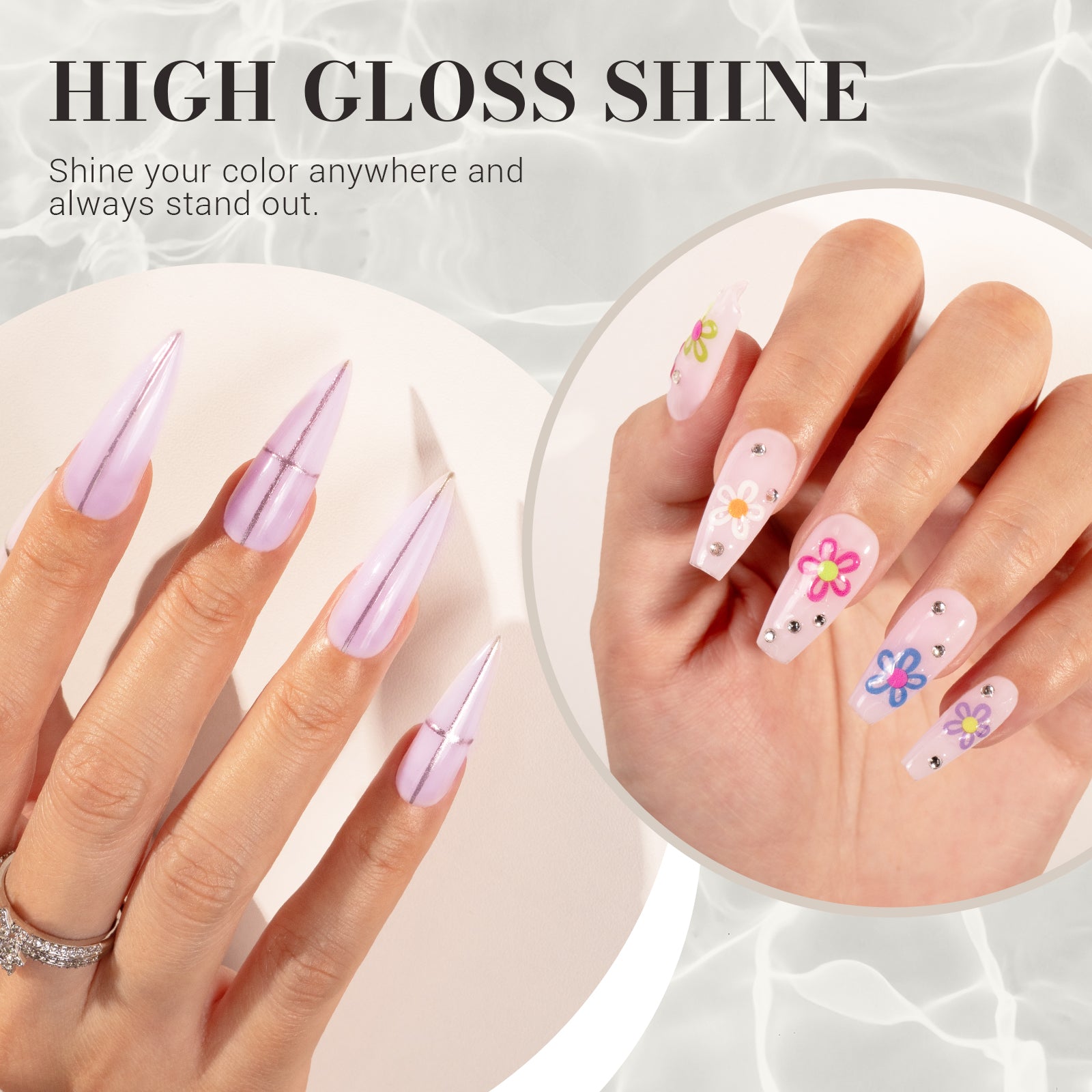 Jeweliver Jelly TPO-Free Gel Nail Polish 0.5 fl oz/15ml - Pink Purple JM07 - 图片3