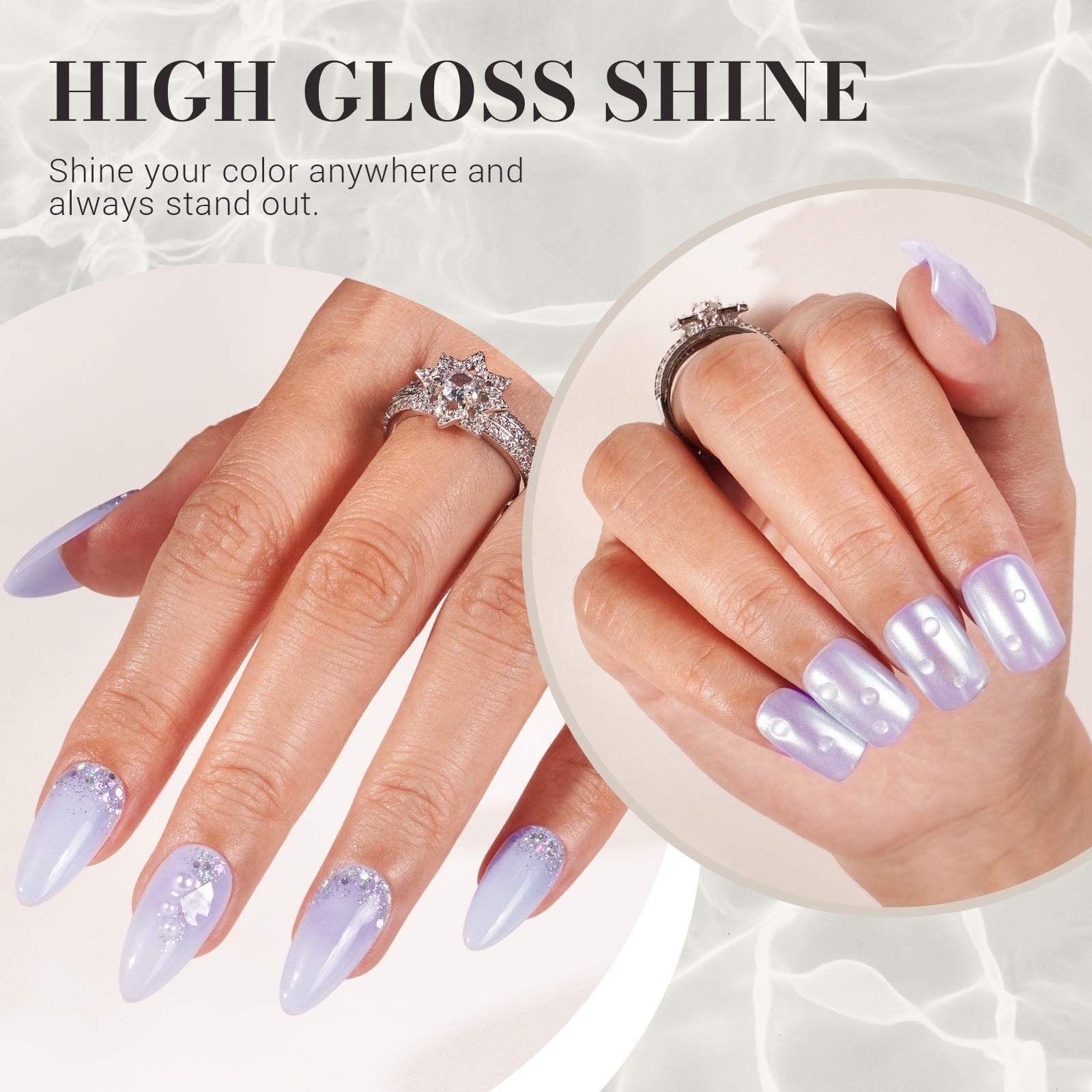 Jeweliver Jelly TPO-Free Gel Nail Polish 0.5 fl oz/15ml - Purple JM02 - 图片3