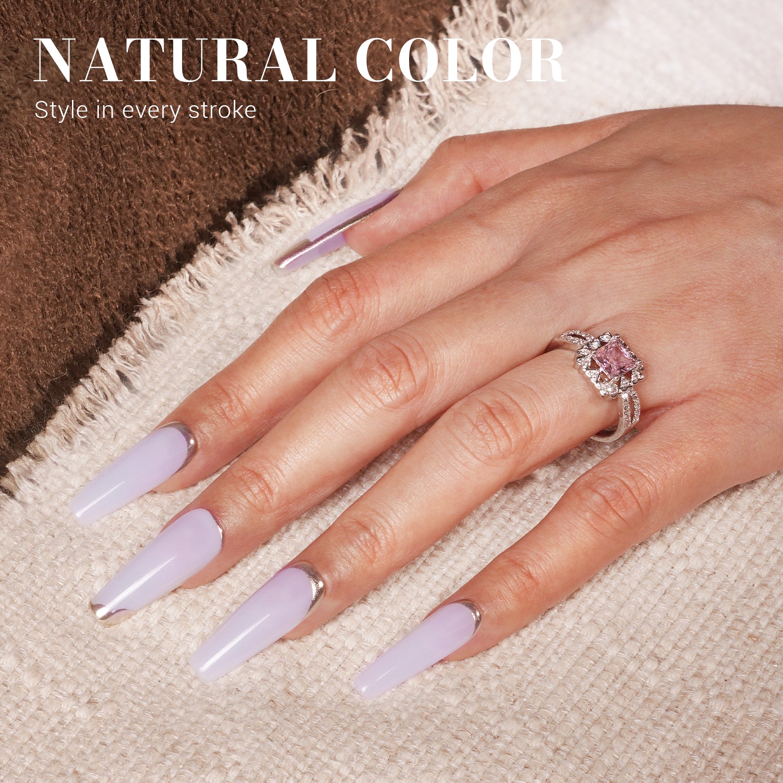 Jeweliver Jelly TPO-Free Gel Nail Polish 0.5 fl oz/15ml - Purple JM02 - 图片5