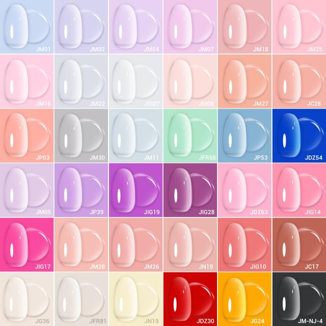 Jeweliver Jelly TPO-Free Gel Nail Polish 0.5 fl oz/15ml Set