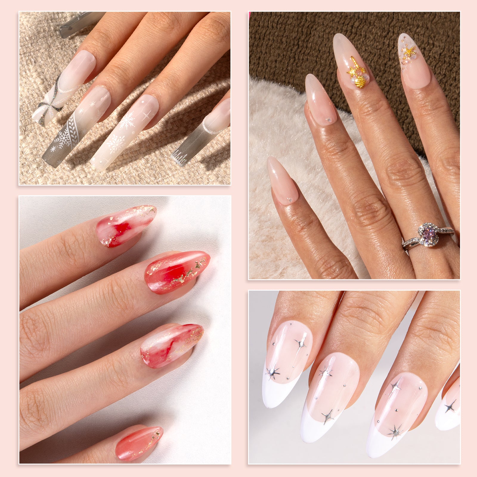 Jeweliver Jelly TPO-Free Gel Nail Polish Set 6 Colors 15ml - Jelly Pink - 图片5