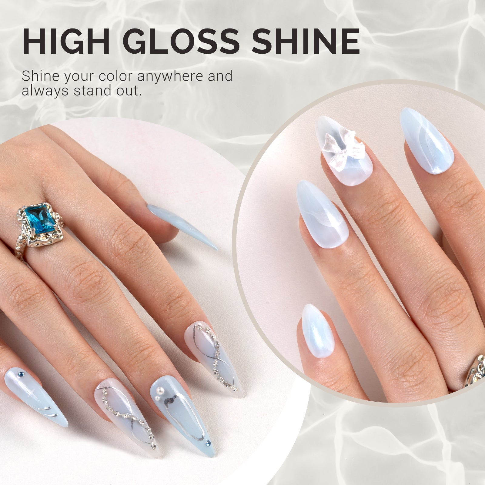 Jeweliver Jelly TPO-Free Gel Polish 15ml - Blue Aquamarine - JM11 - 图片3