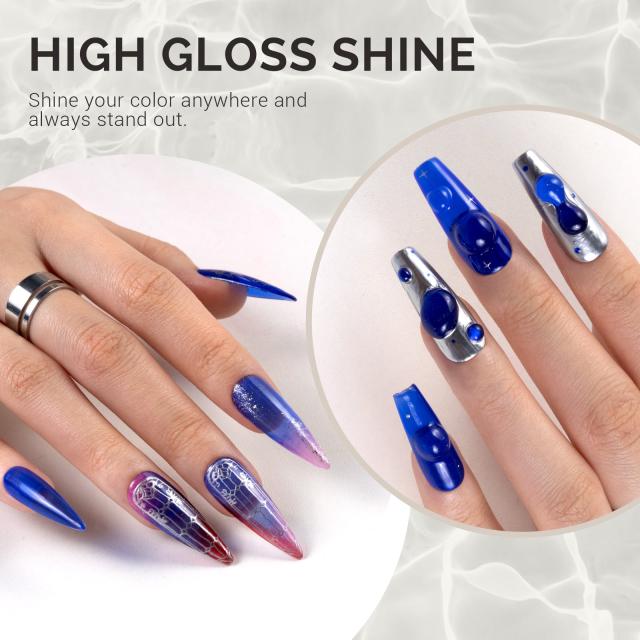 Jeweliver Jelly TPO-Free Gel Polish 15ml - Blue Tanzanite - JDZ54