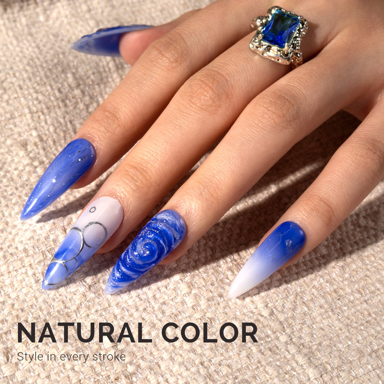 Jeweliver Jelly TPO-Free Gel Polish 15ml - Blue Tanzanite - JDZ54 - 图片5