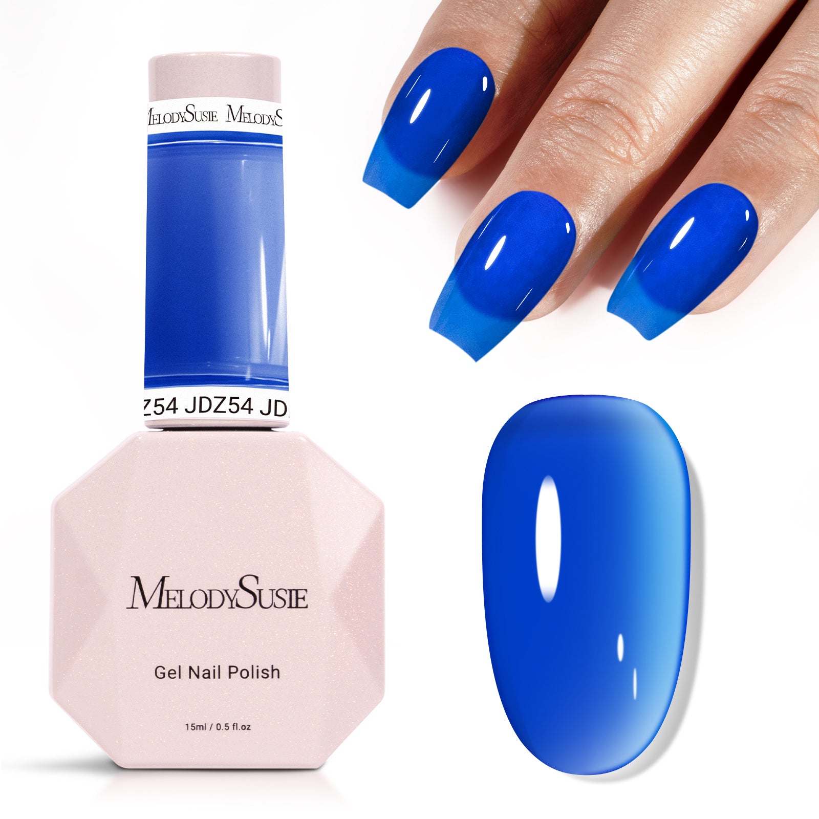 Jeweliver Jelly TPO-Free Gel Polish 15ml - Blue Tanzanite - JDZ54