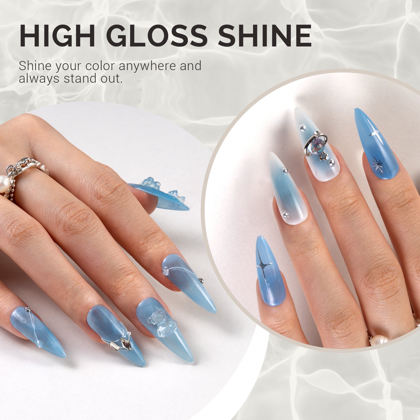 Jeweliver Jelly TPO-Free Gel Polish 15ml - Blue Topaz - JP53 - 图片3