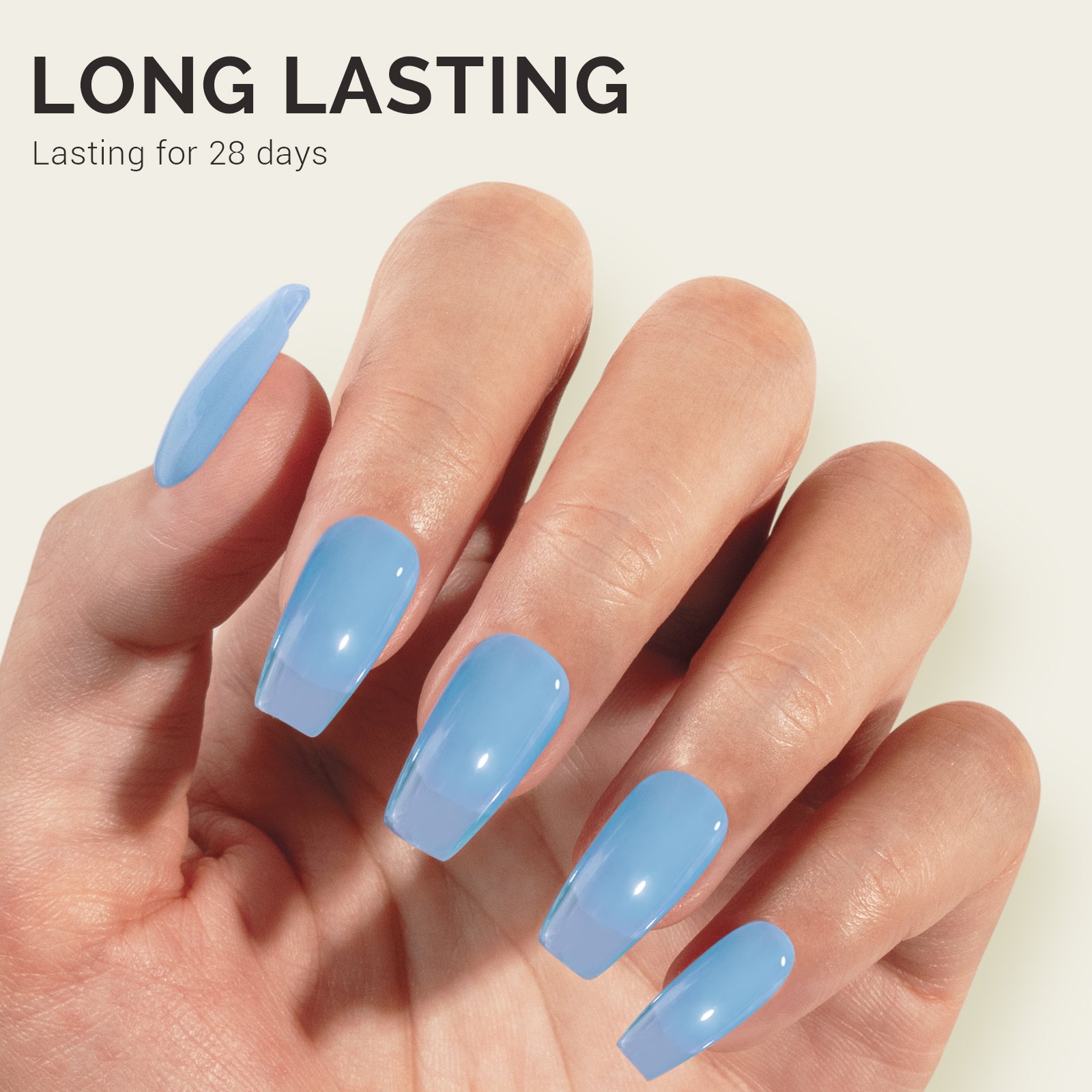 Jeweliver Jelly TPO-Free Gel Polish 15ml - Blue Topaz - JP53 - 图片4