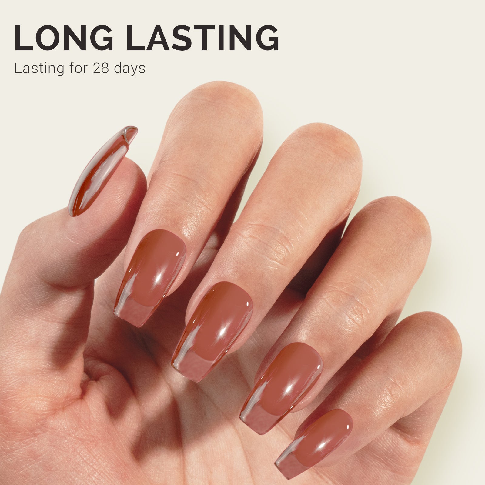 Jeweliver Jelly TPO-Free Gel Polish 15ml - Brown Obsidian - JC17 - 图片4