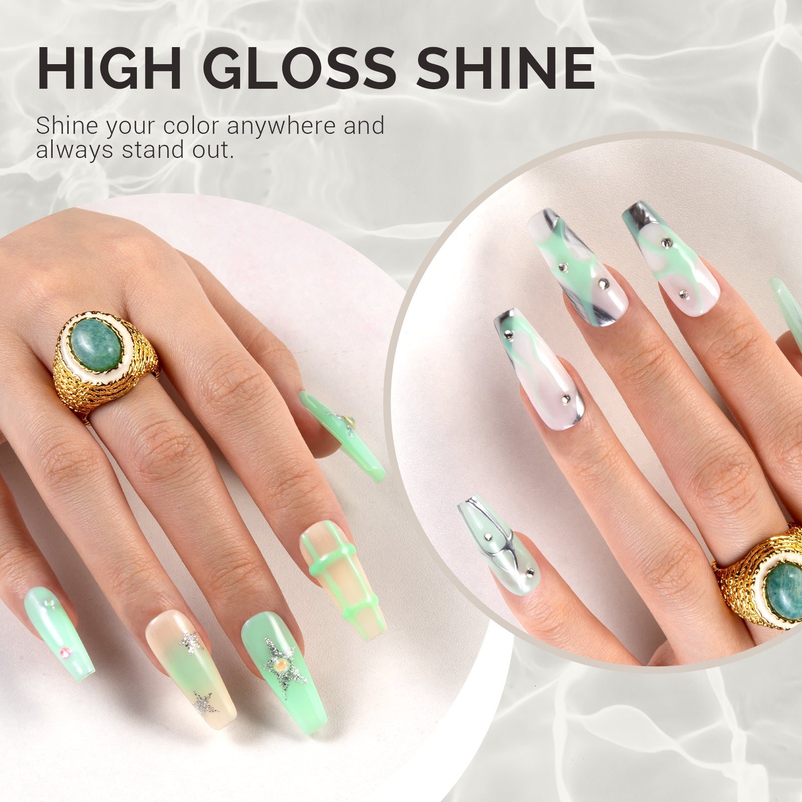 Jeweliver Jelly TPO-Free Gel Polish 15ml - Green Lolite - JFR58 - 图片3