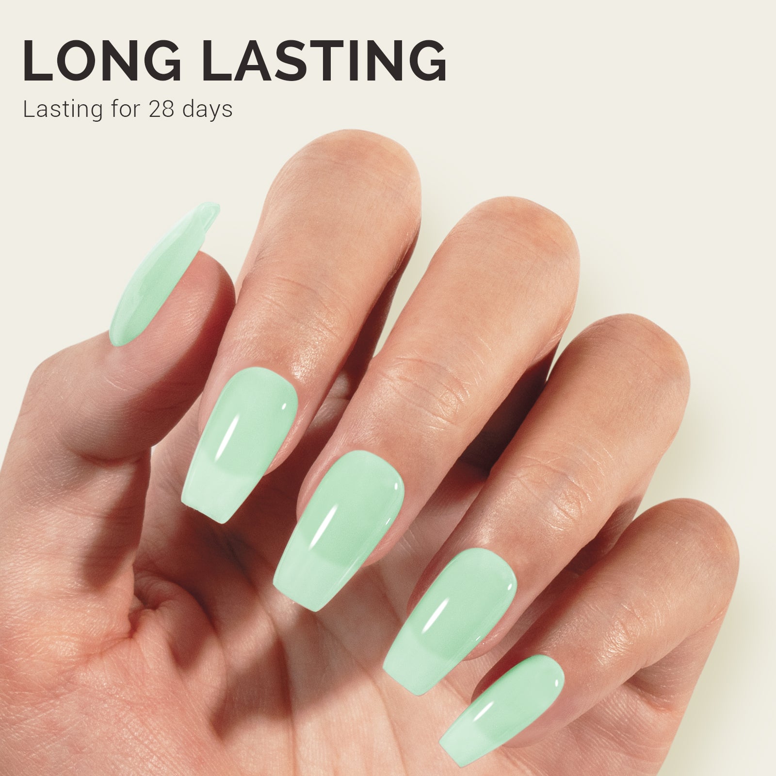 Jeweliver Jelly TPO-Free Gel Polish 15ml - Green Lolite - JFR58 - 图片4