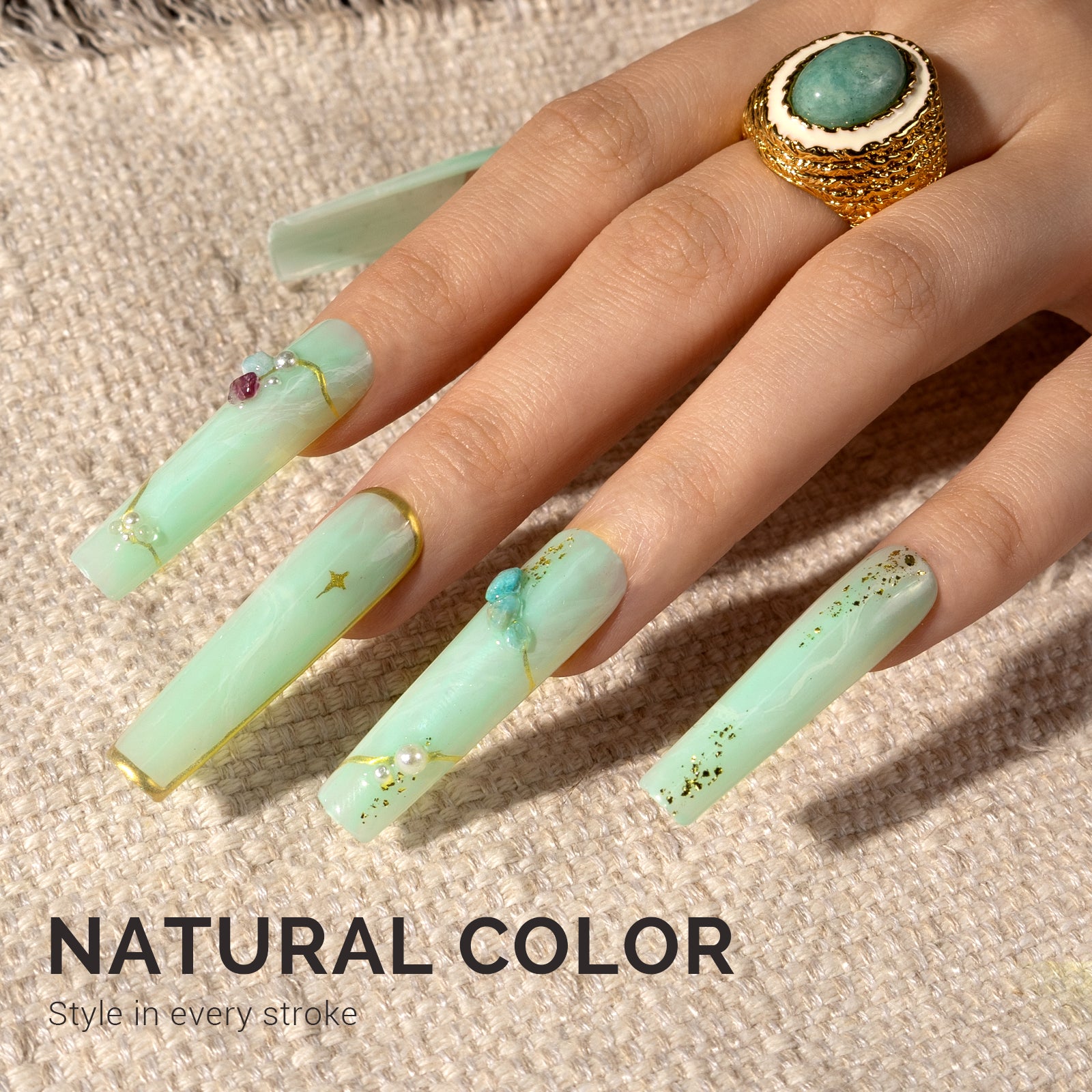 Jeweliver Jelly TPO-Free Gel Polish 15ml - Green Lolite - JFR58 - 图片5