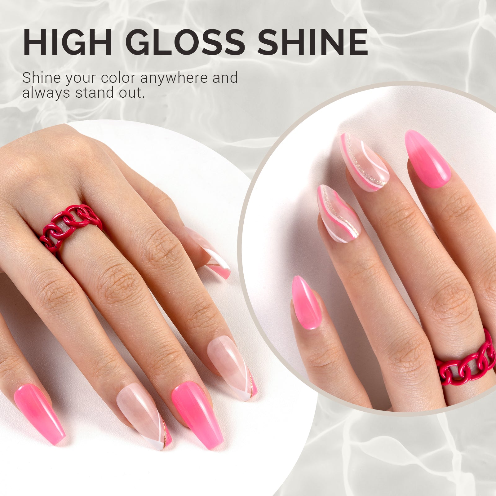 Jeweliver Jelly TPO-Free Gel Polish 15ml - Padparadscha Sapphire - JIG14 - 图片3