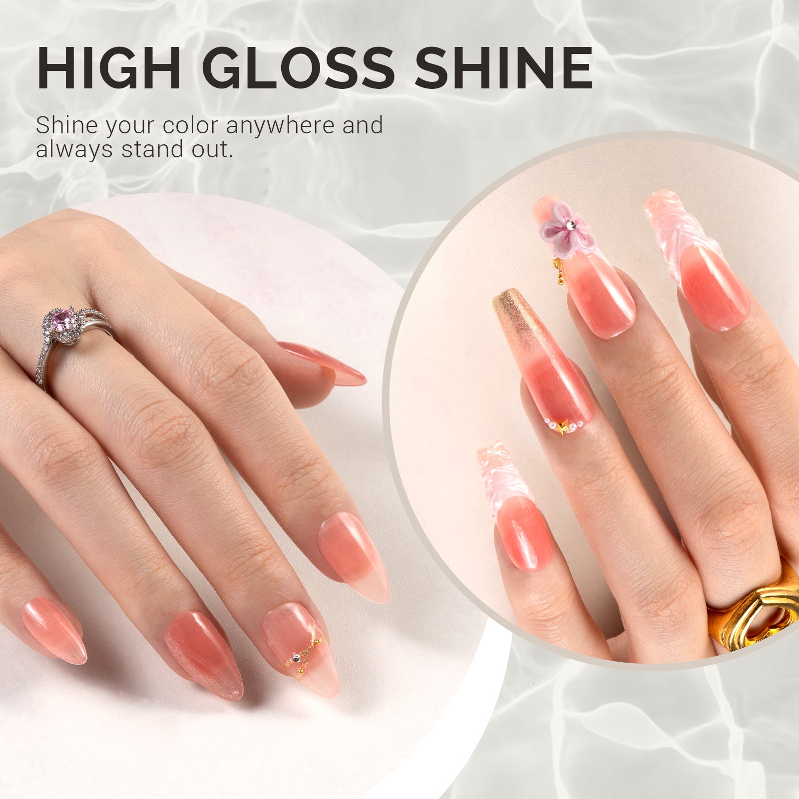 Jeweliver Jelly TPO-Free Gel Polish 15ml - Pink Coral - JP03 - 图片3