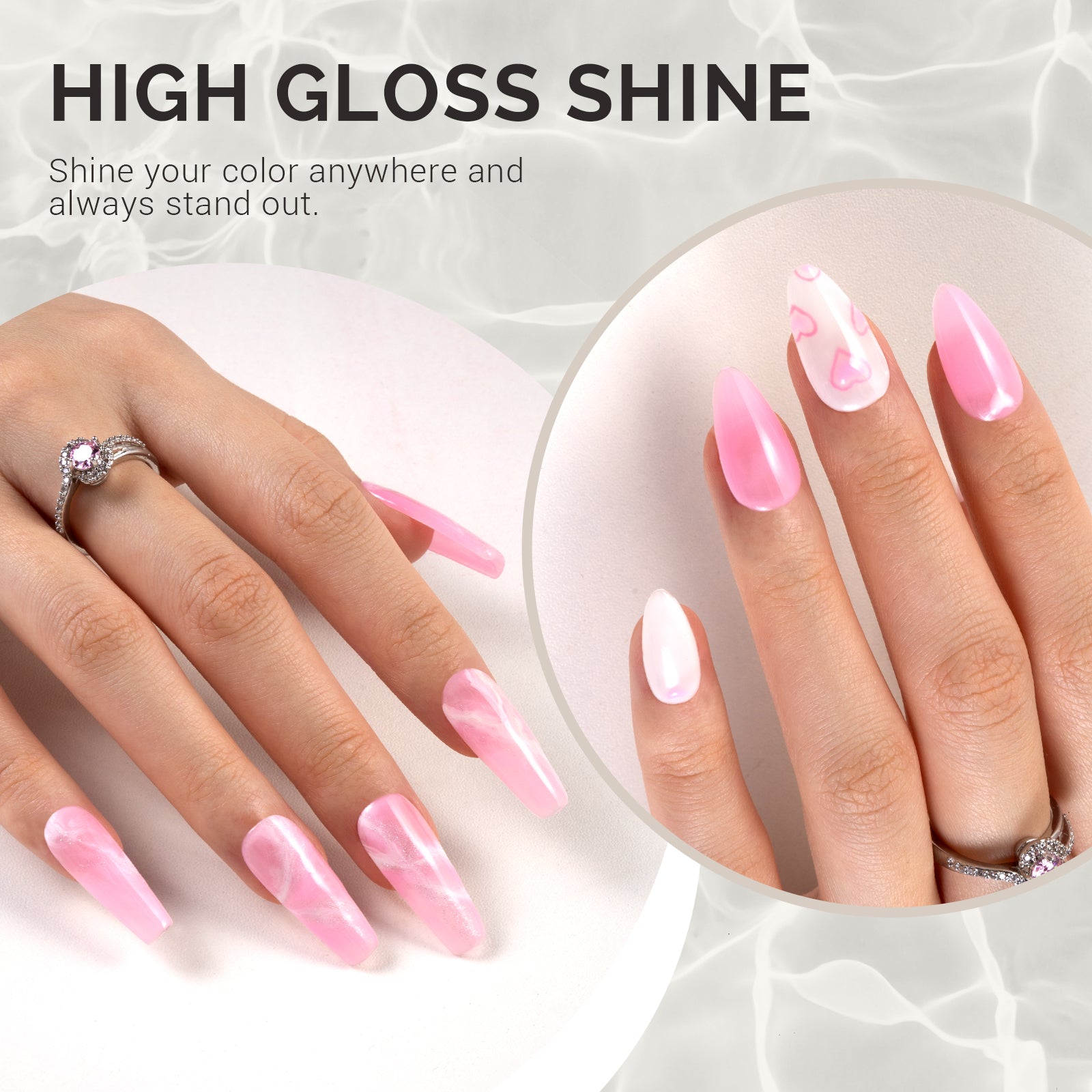 Jeweliver Jelly TPO-Free Gel Polish 15ml - Pink Diamond - JDZ63 - 图片3