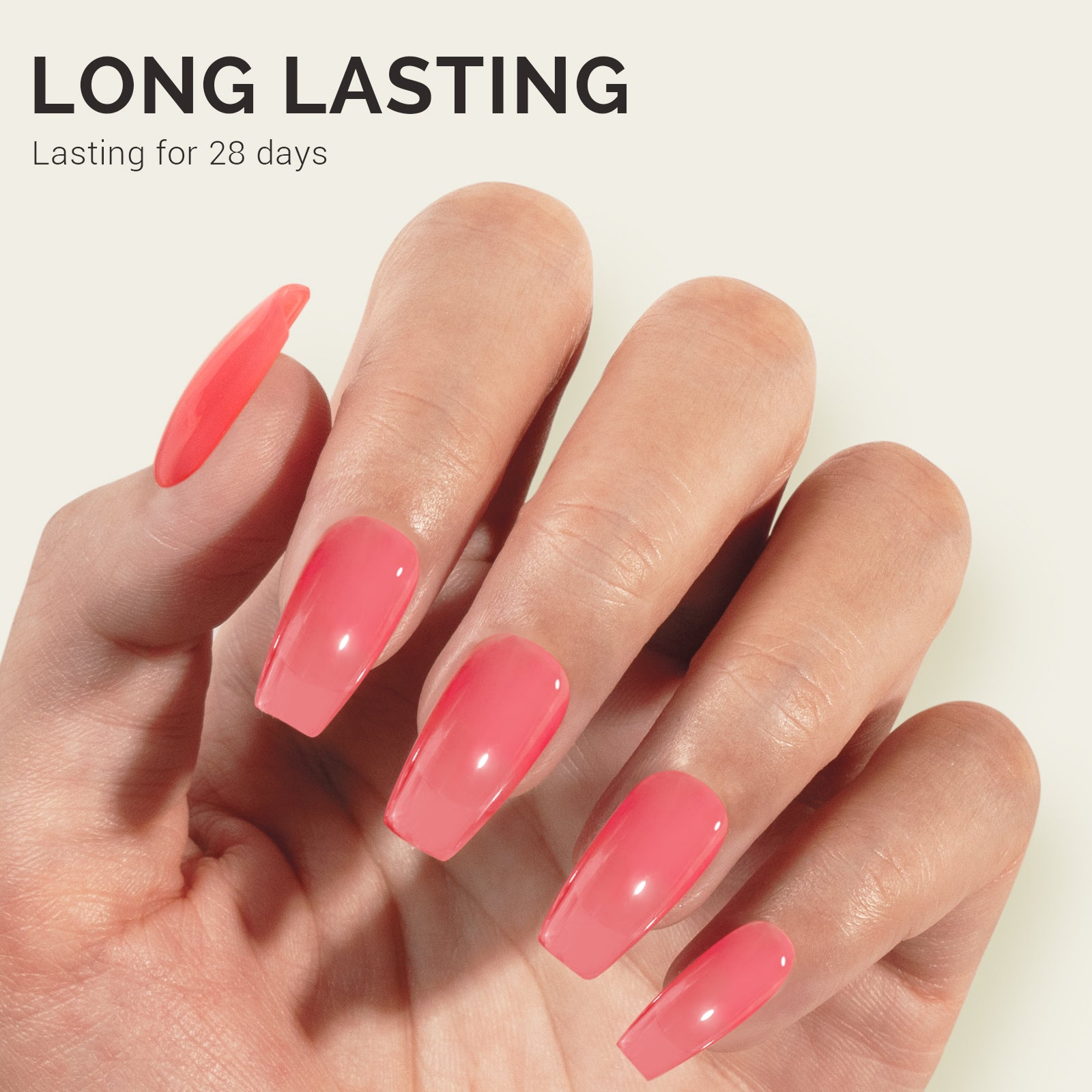 Jeweliver Jelly TPO-Free Gel Polish 15ml - Pink Topaz - JIG10 - 图片4