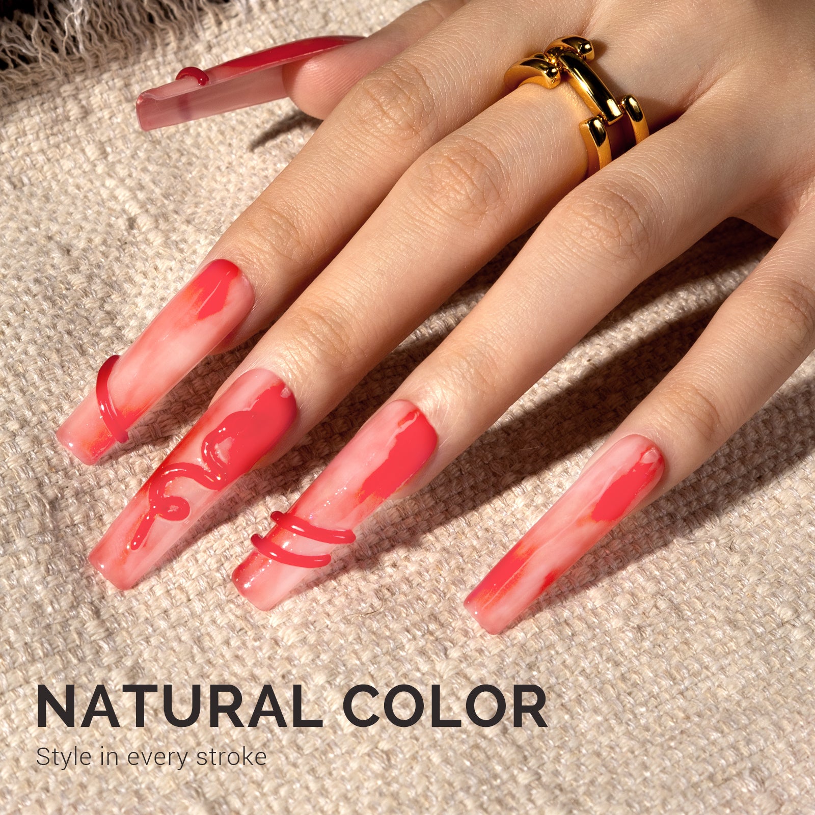 Jeweliver Jelly TPO-Free Gel Polish 15ml - Pink Topaz - JIG10 - 图片5