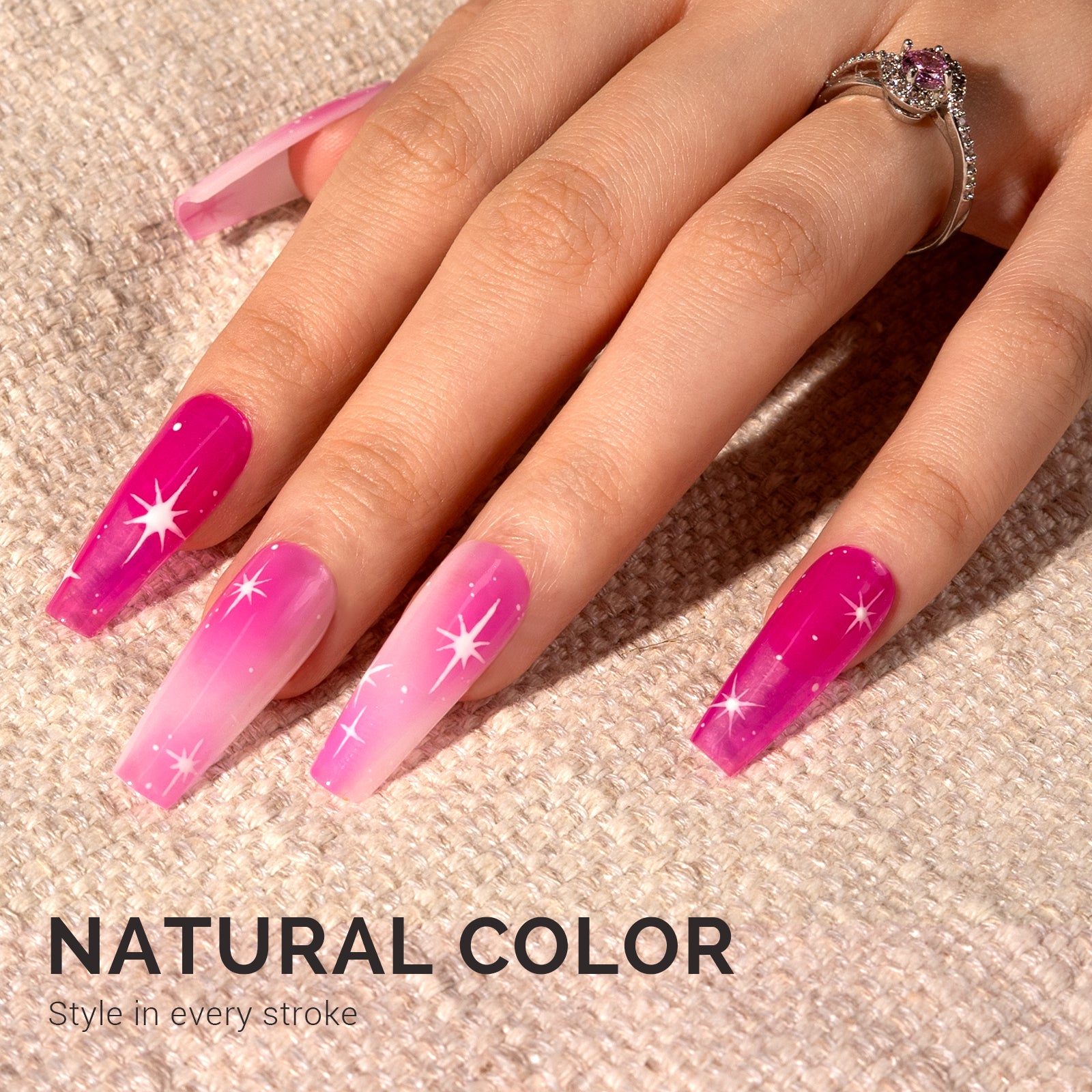 Jeweliver Jelly TPO-Free Gel Polish 15ml - Pink Tourmaline - JIG17 - 图片5