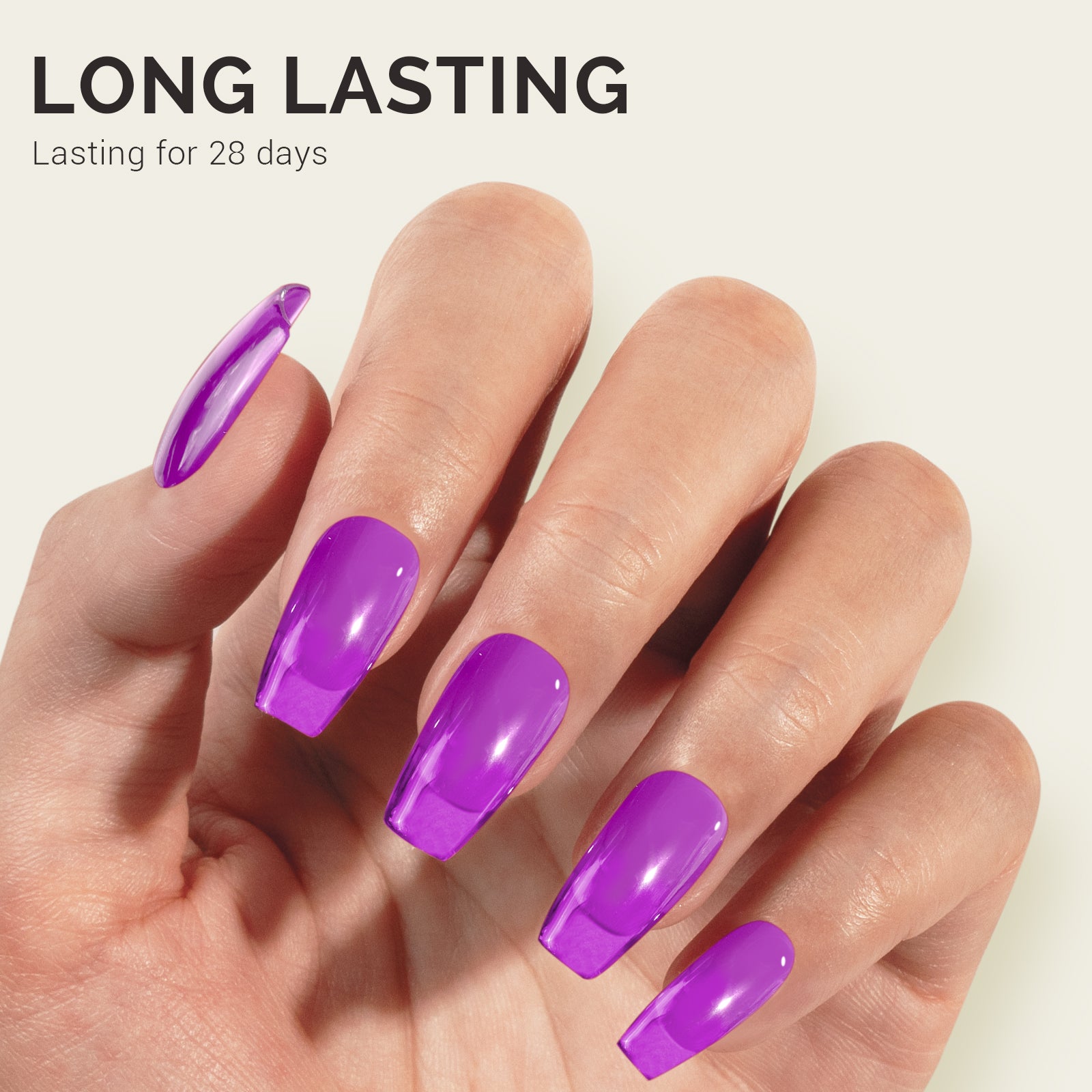 Jeweliver Jelly TPO-Free Gel Polish 15ml - Purple Amethyst - JIG19 - 图片4