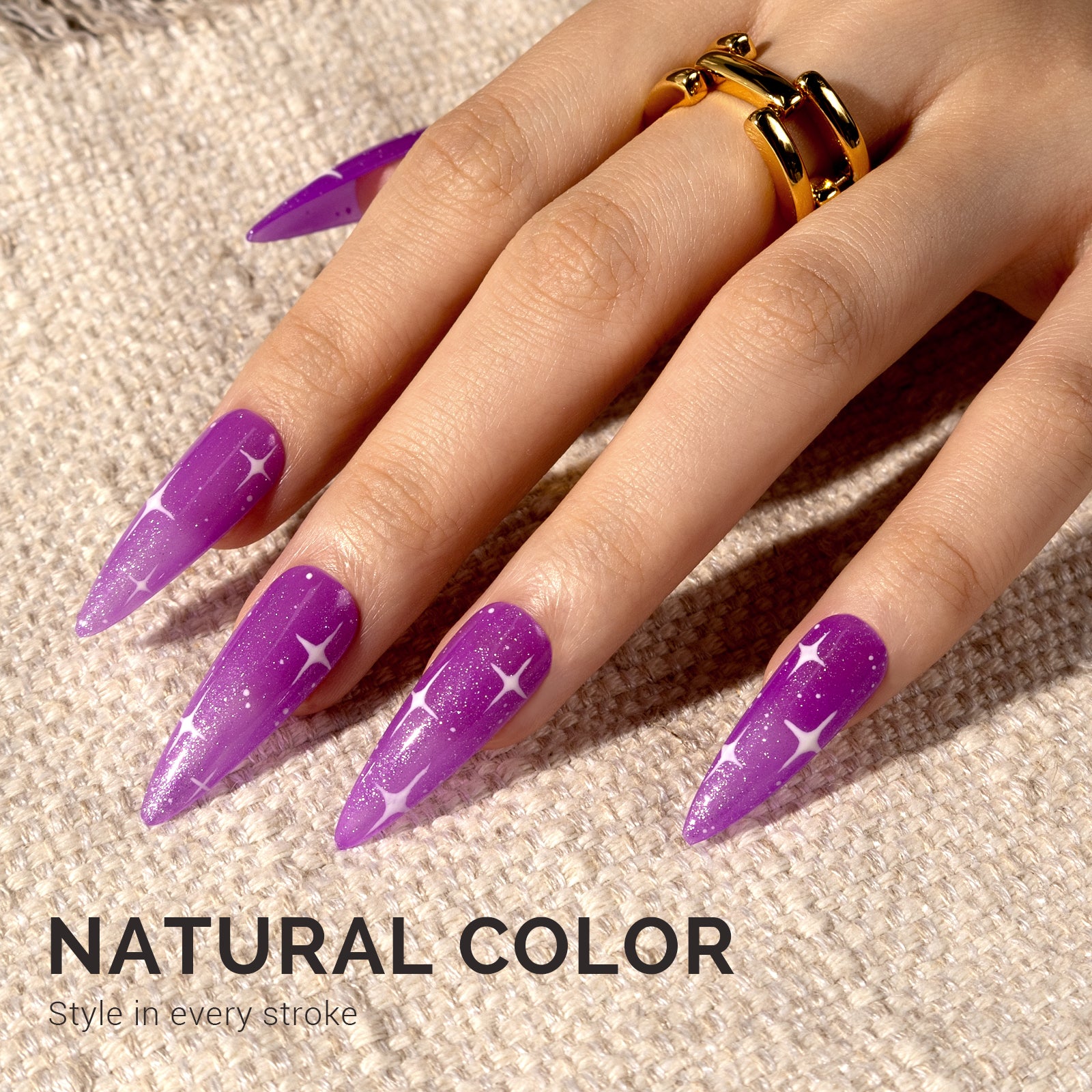 Jeweliver Jelly TPO-Free Gel Polish 15ml - Purple Amethyst - JIG19 - 图片5