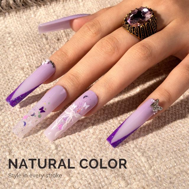 Jeweliver Jelly TPO-Free Gel Polish 15ml - Purple Chalcedony - JM05