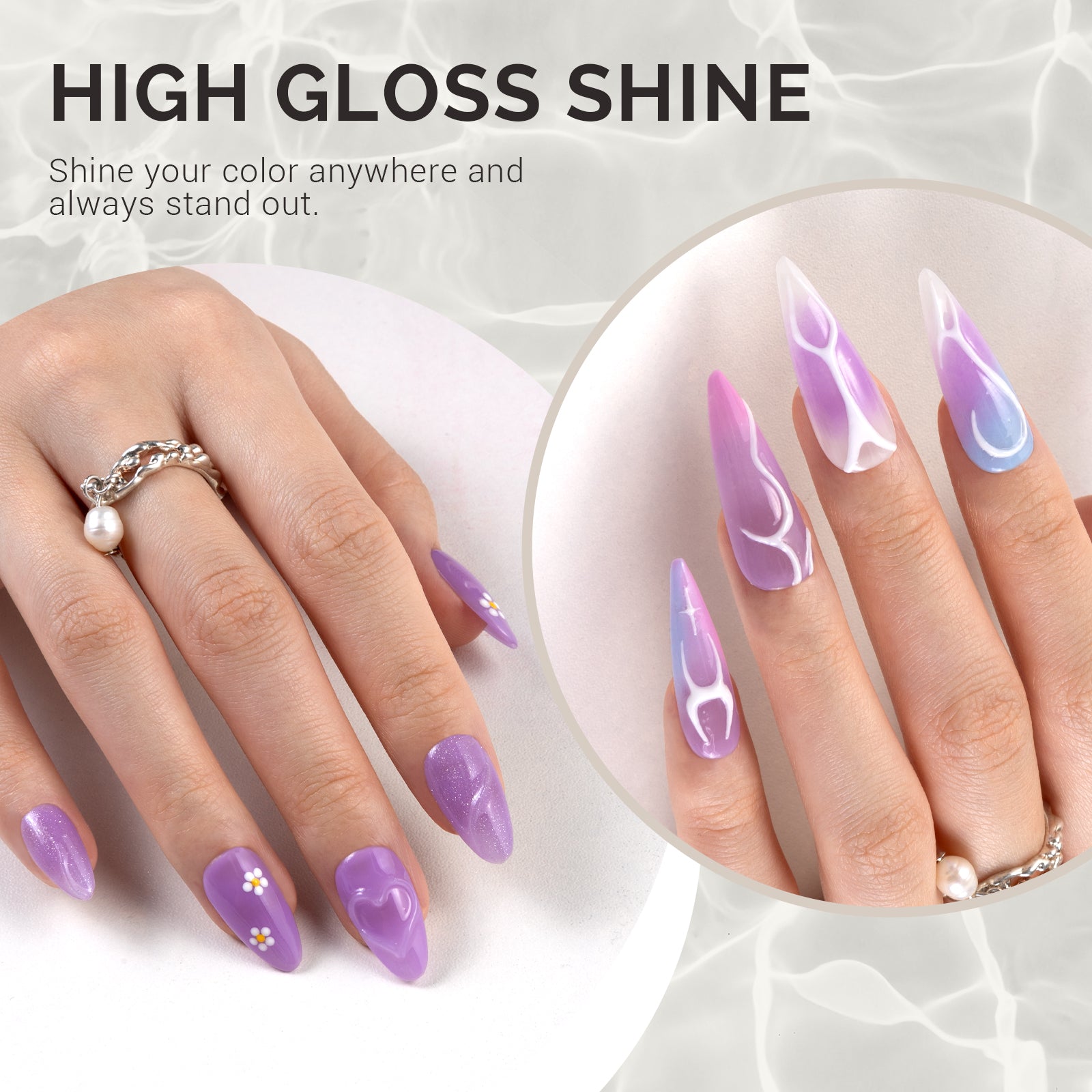Jeweliver Jelly TPO-Free Gel Polish 15ml - Purple Kunzite - JP39 - 图片2