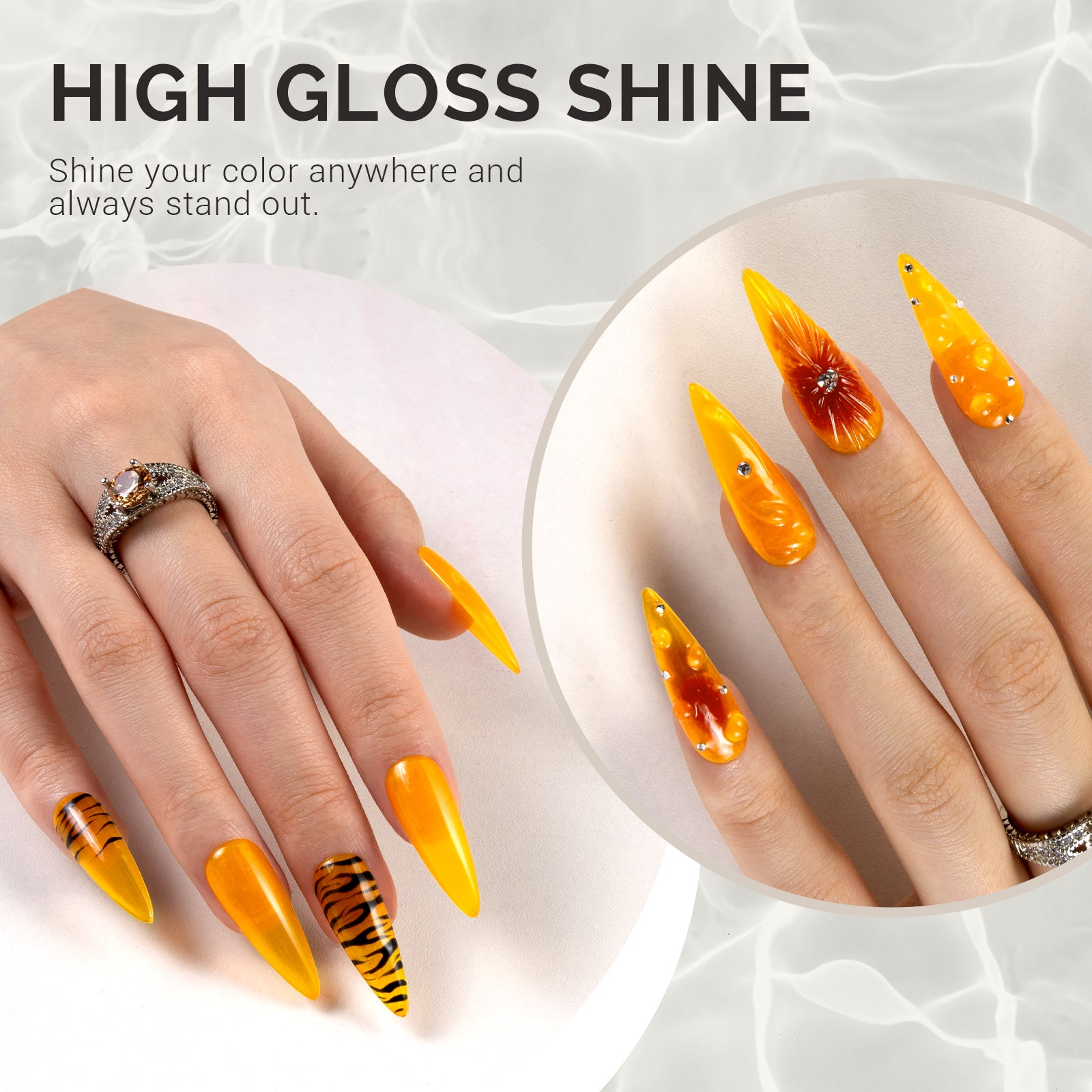 Jeweliver Jelly TPO-Free Gel Polish 15ml - Yellow Heliodor - JG24 - 图片3