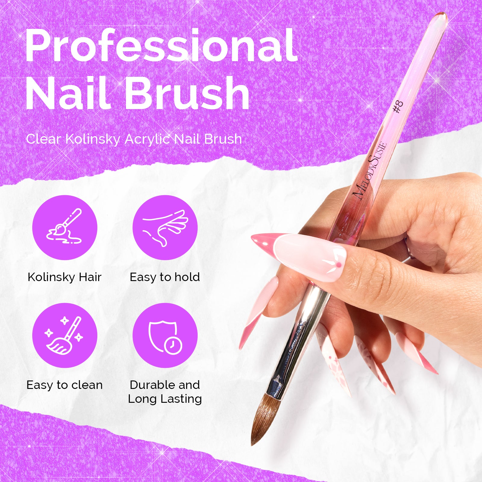 Kolinsky Acrylic Nail Brush - 图片2