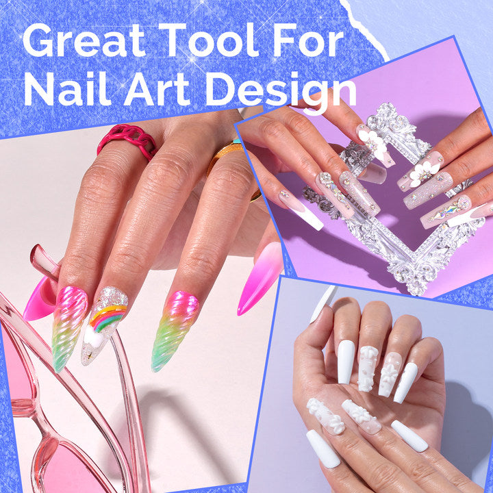 Kolinsky Acrylic Nail Brush Carving Blue #8 - 图片5