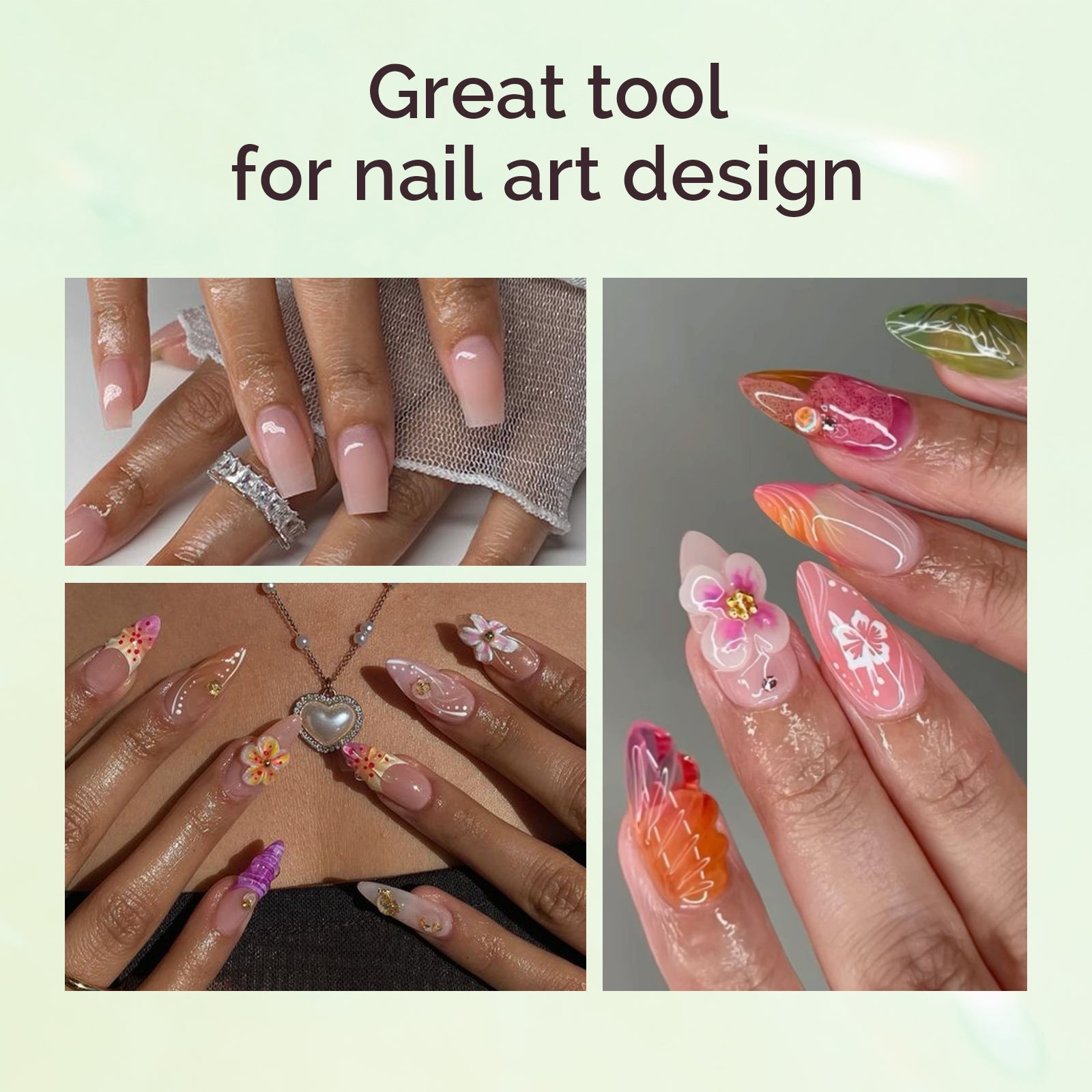 Kolinsky Acrylic Nail Brush - Green #8 - 图片5