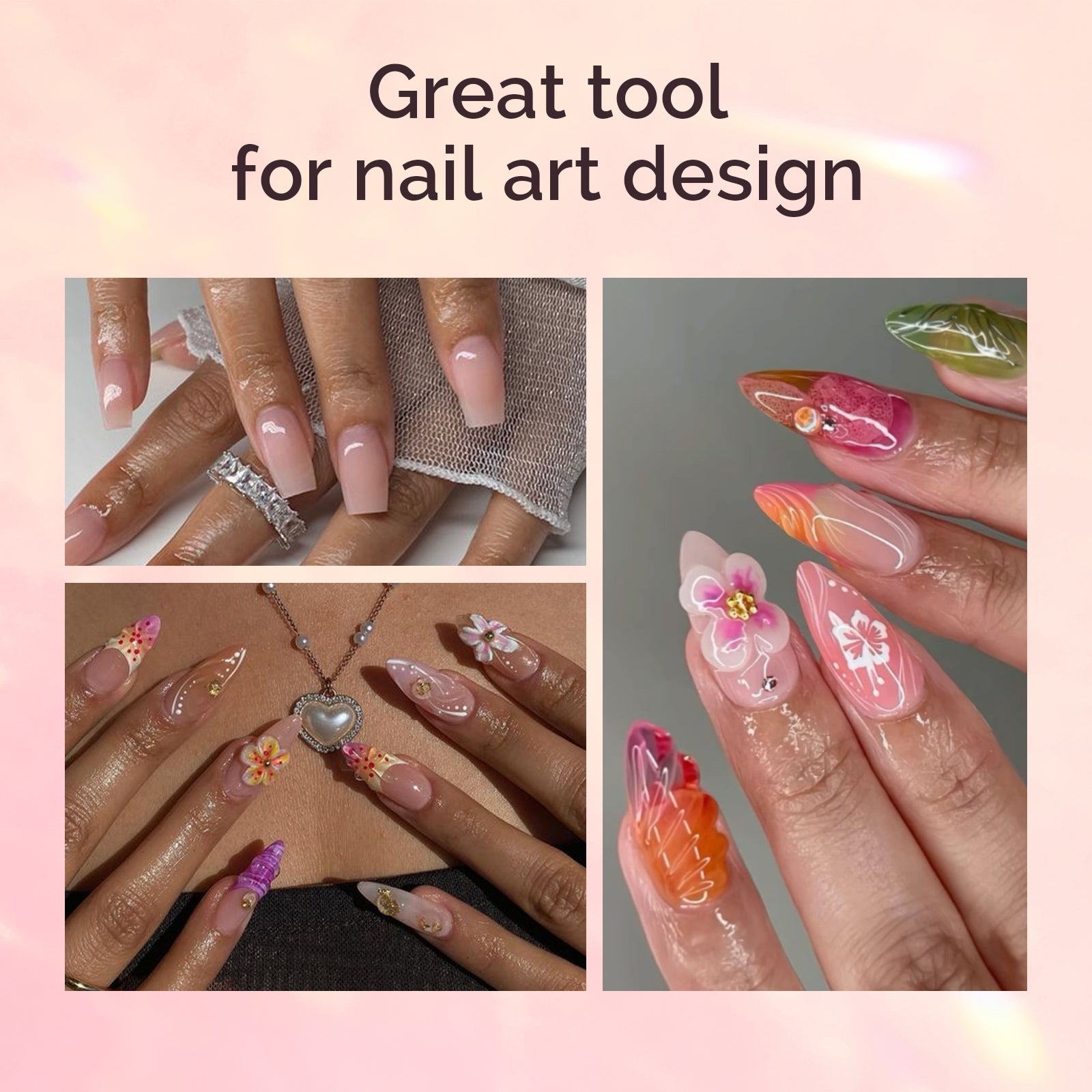 Kolinsky Acrylic Nail Brush - Pink #12 - 图片5