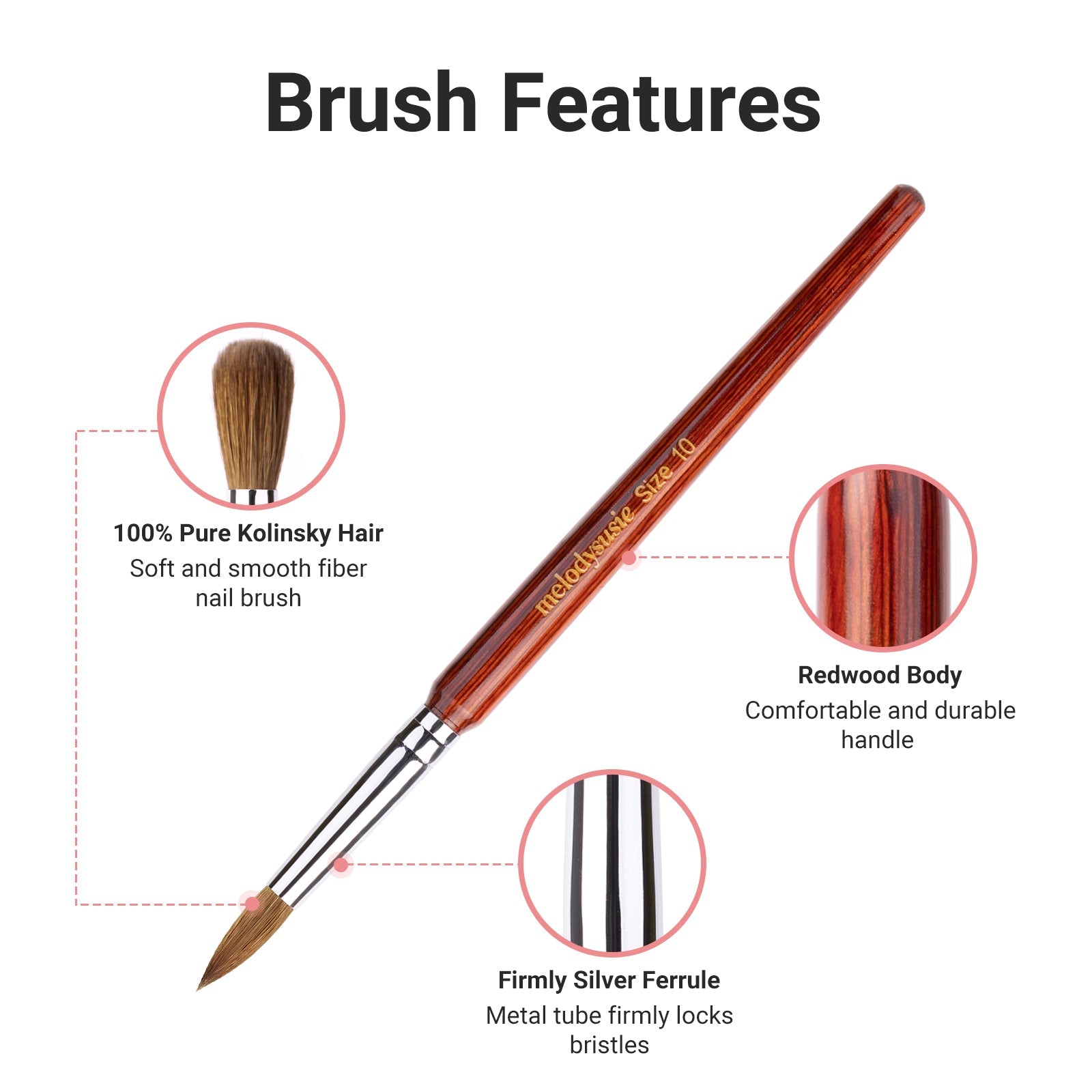 Kolinsky Acrylic Nail Brush - 图片12
