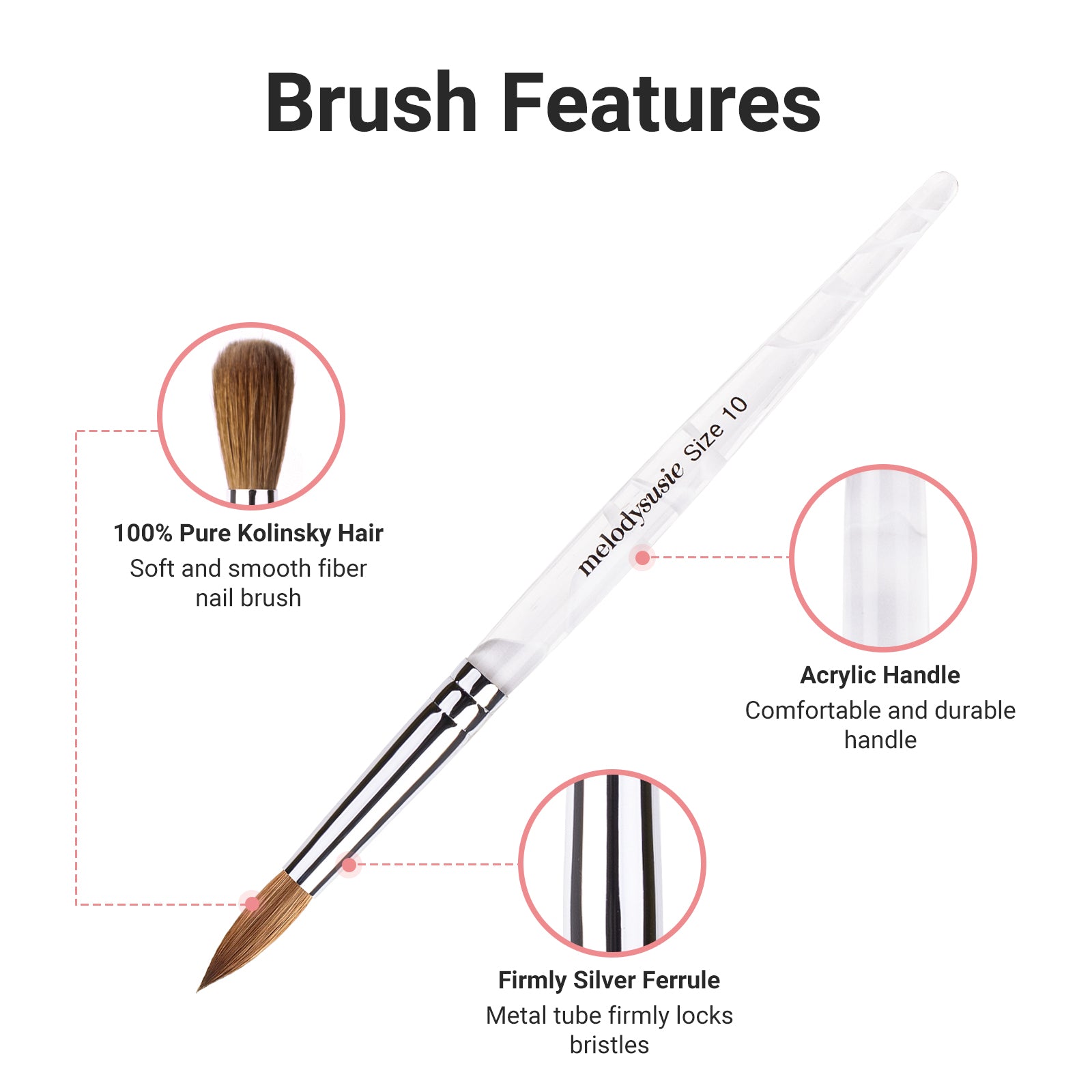 Kolinsky Acrylic Nail Brush - 图片37