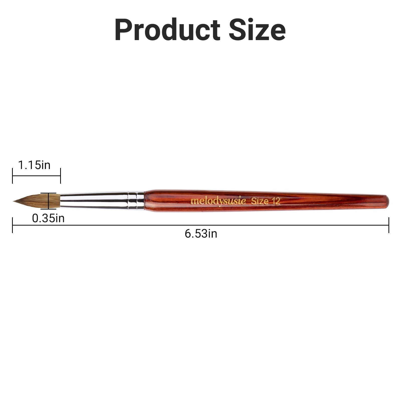 Kolinsky Acrylic Nail Brush - 图片13