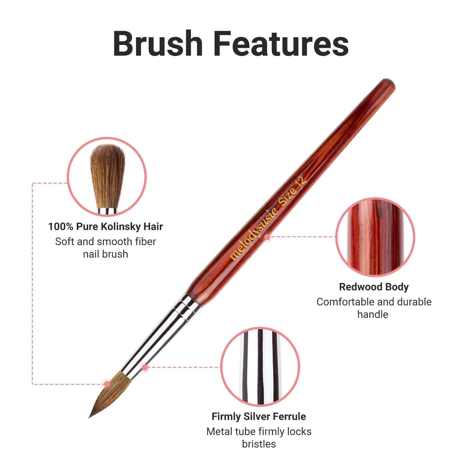 Kolinsky Acrylic Nail Brush - 图片15