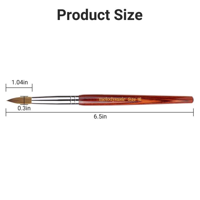 Kolinsky Acrylic Nail Brush