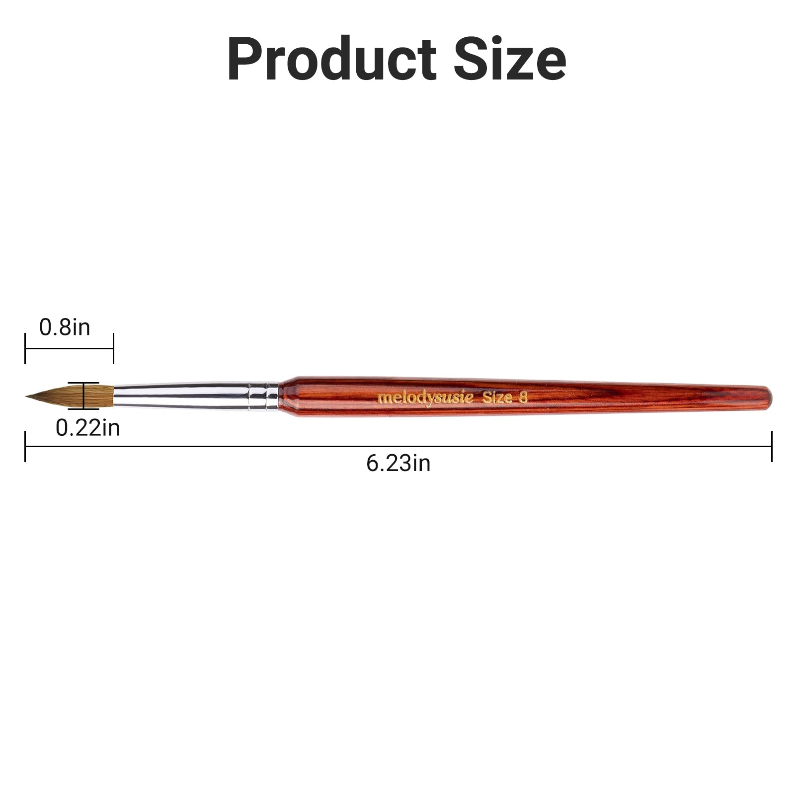 Kolinsky Acrylic Nail Brush - 图片8