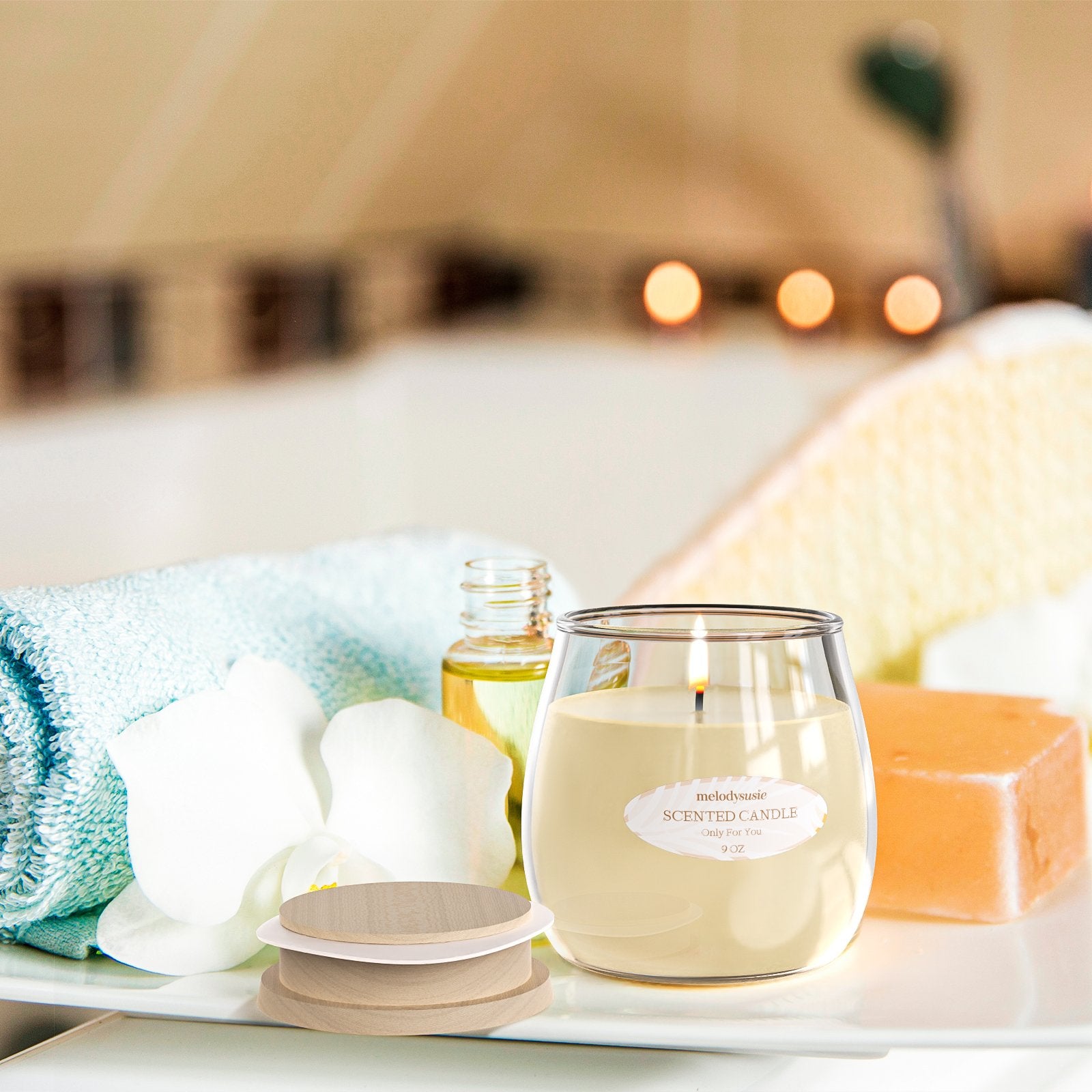 Large Jar Scented Candles Gift Set (9 oz) - Image3