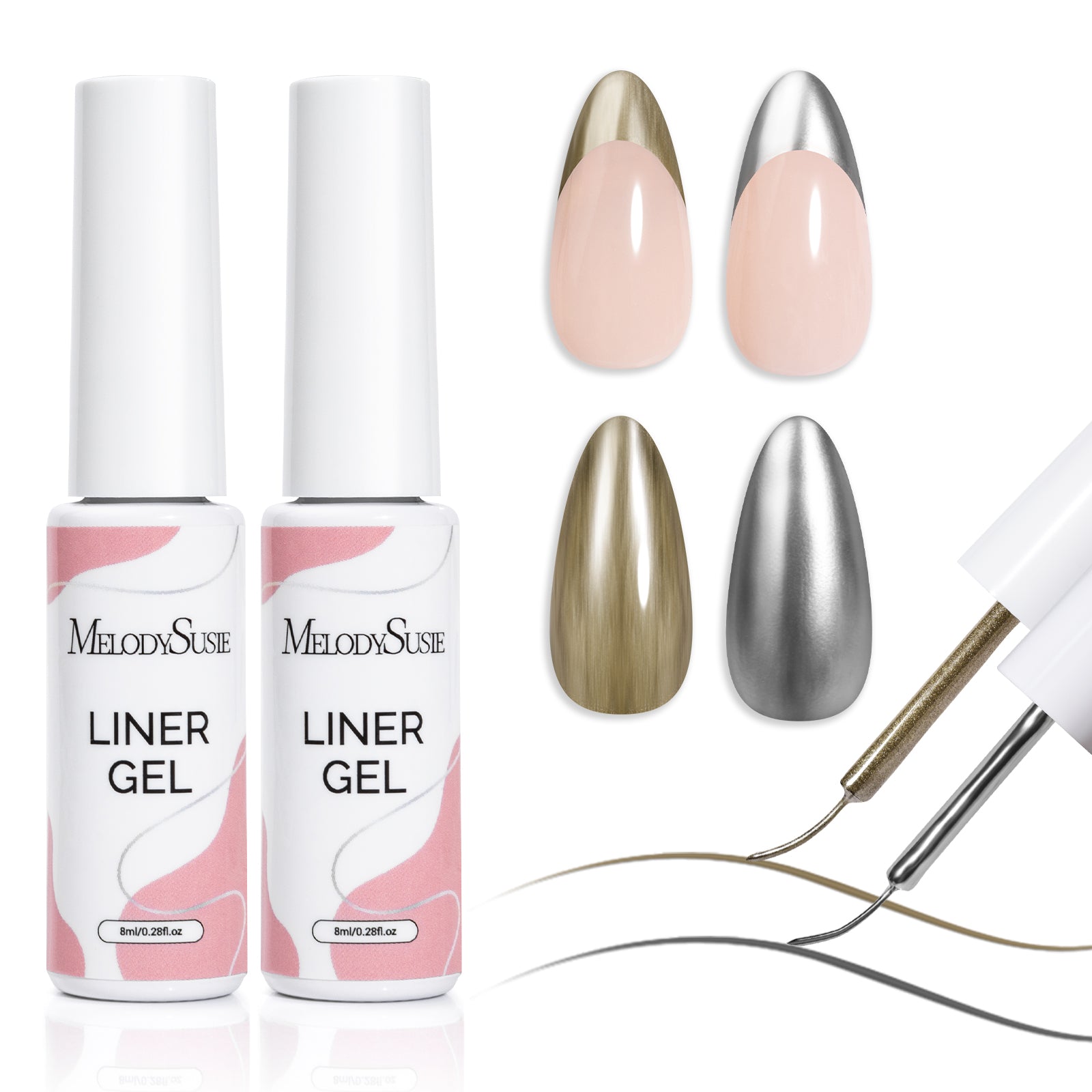 Liner Gel Nail Art Polish 8ml - 图片19