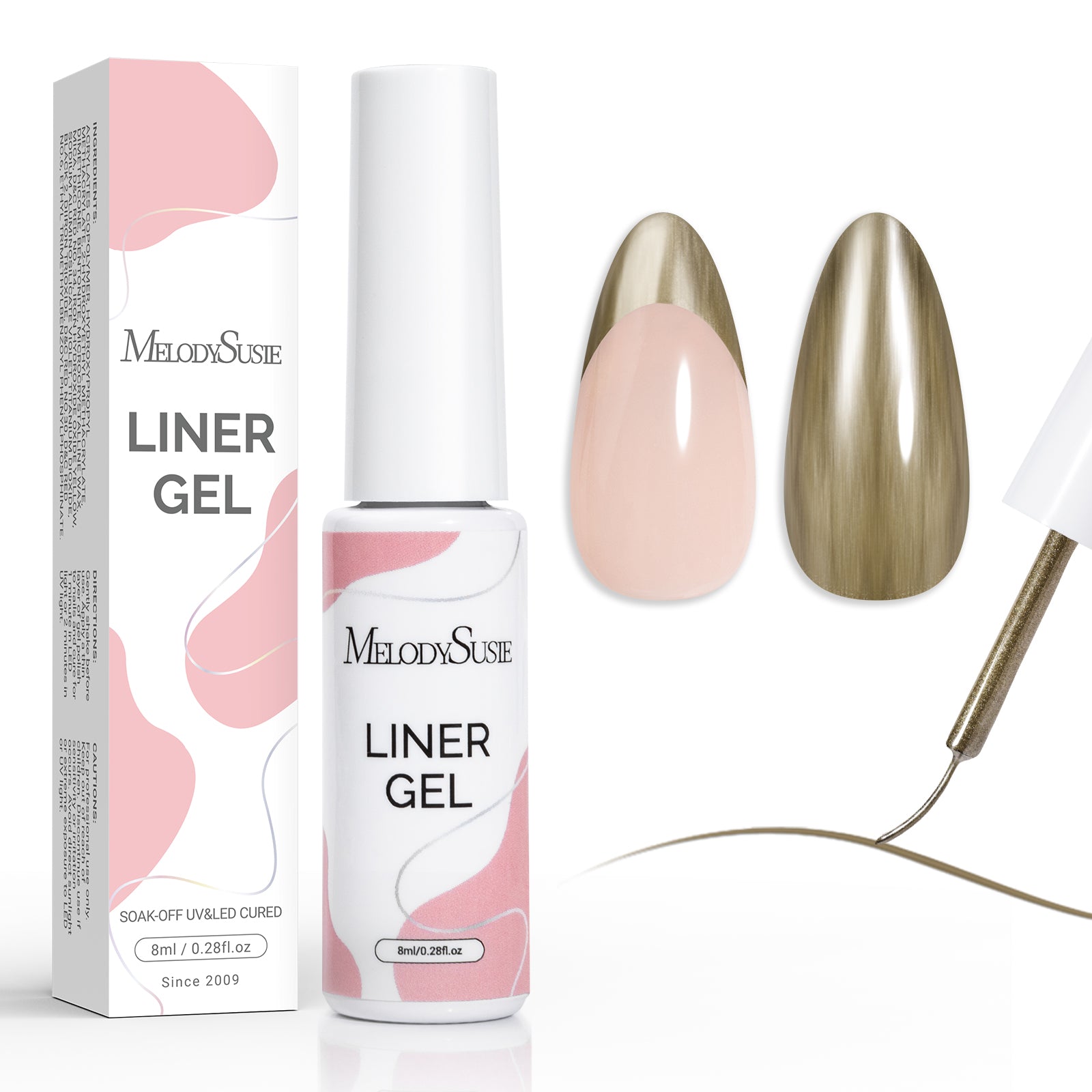 Liner Gel Nail Art Polish 8ml - 图片18