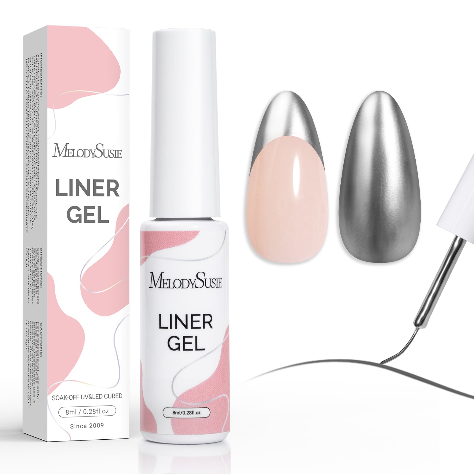 Liner Gel Nail Art Polish 8ml - 图片20