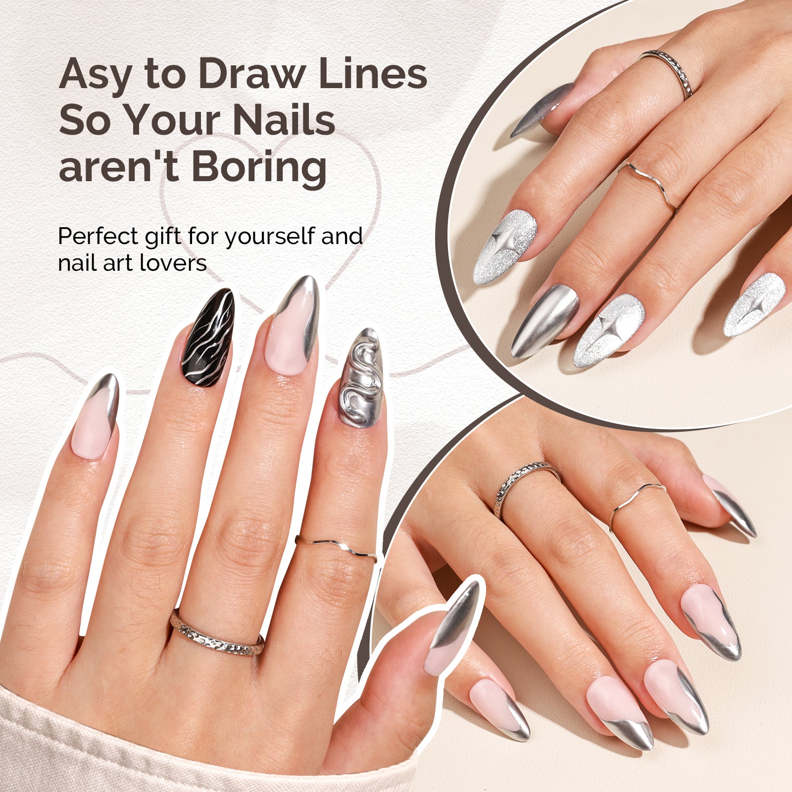 Liner Gel Nail Art Polish 8ml - 图片10