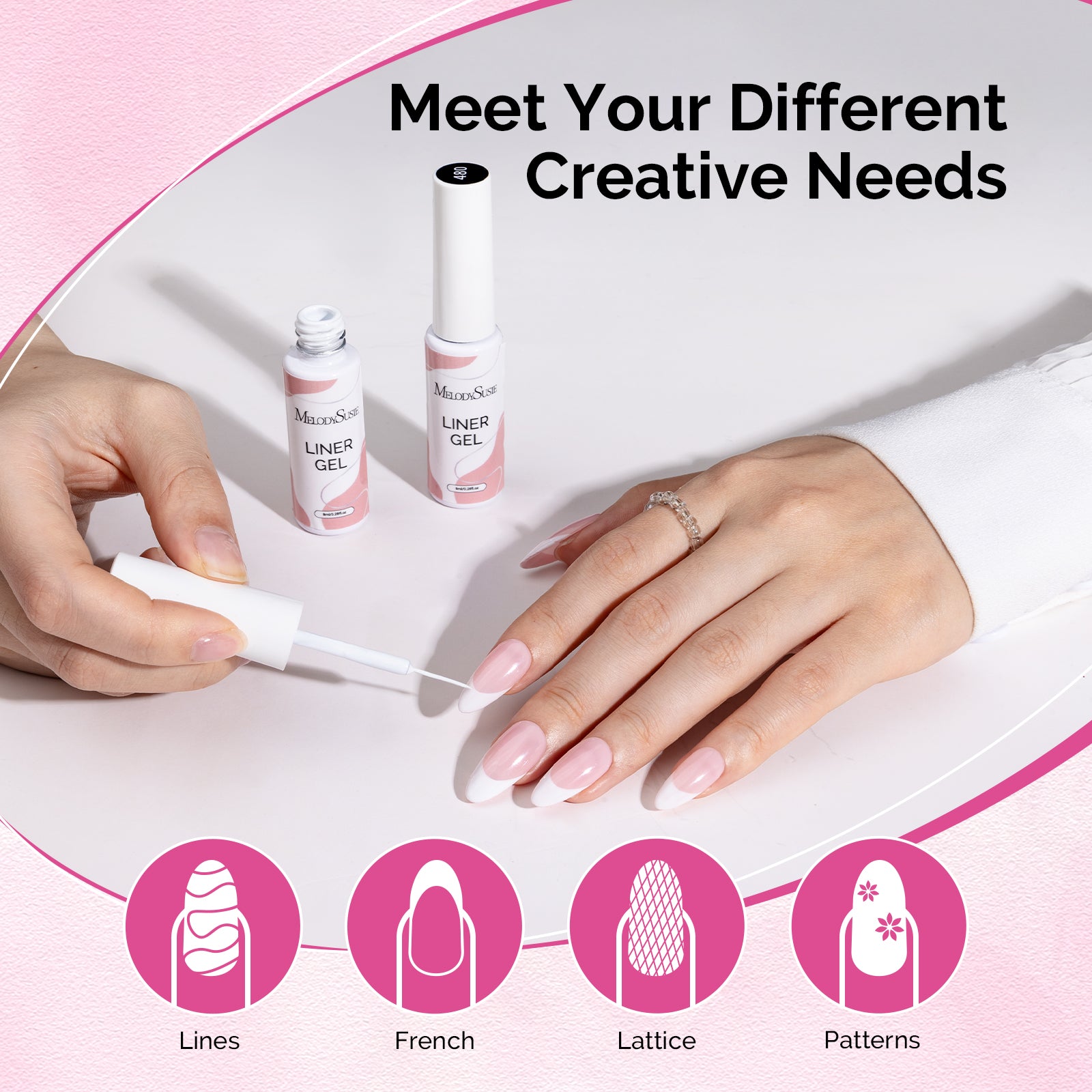 Liner Gel Nail Art Polish 8ml - 图片4