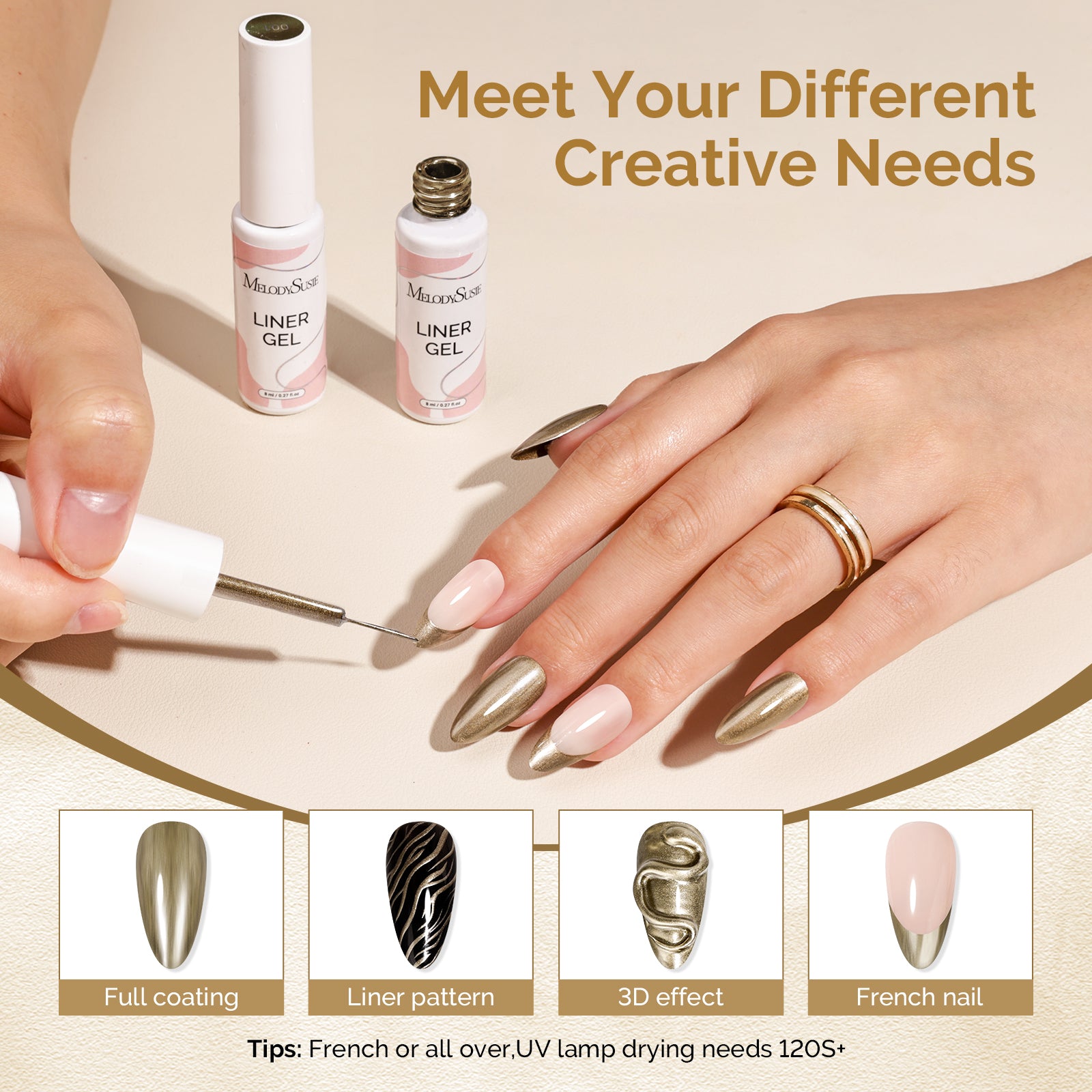 Liner Gel Nail Art Polish 8ml - 图片13