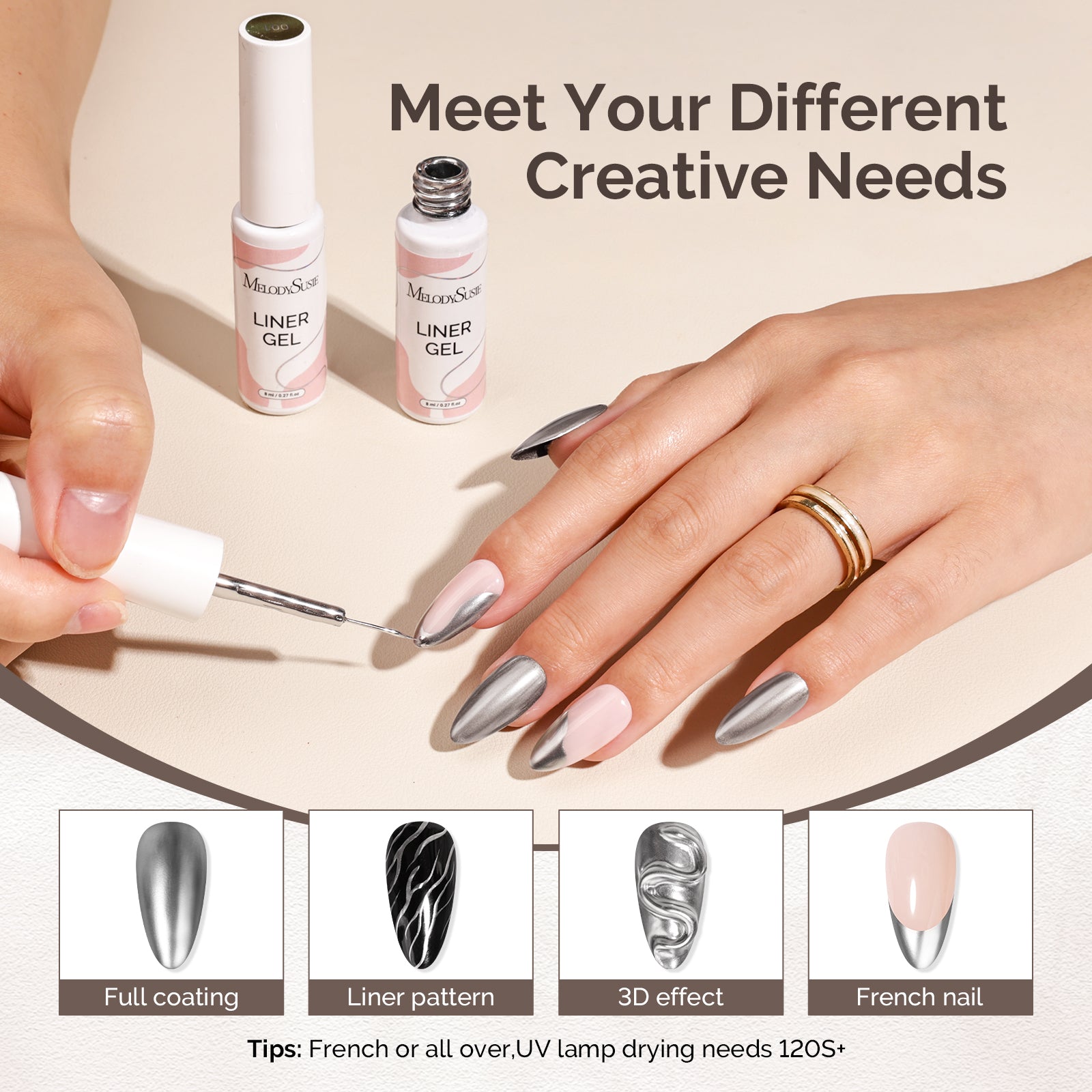 Liner Gel Nail Art Polish 8ml - 图片9