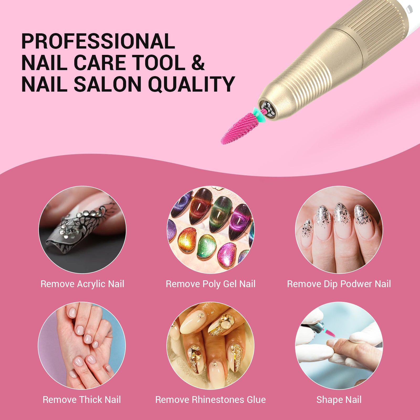 Long Flame Tungsten Carbide Nail Drill Bit - 图片9