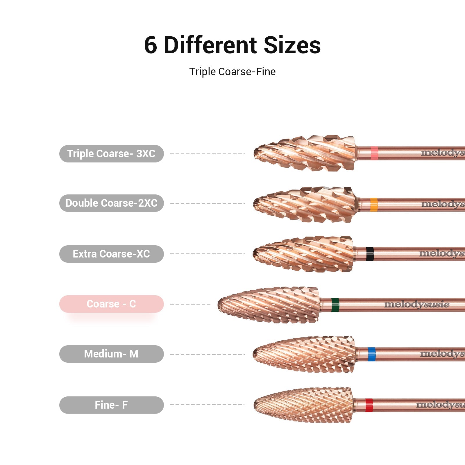 Long Flame Tungsten Carbide Nail Drill Bits - 图片5