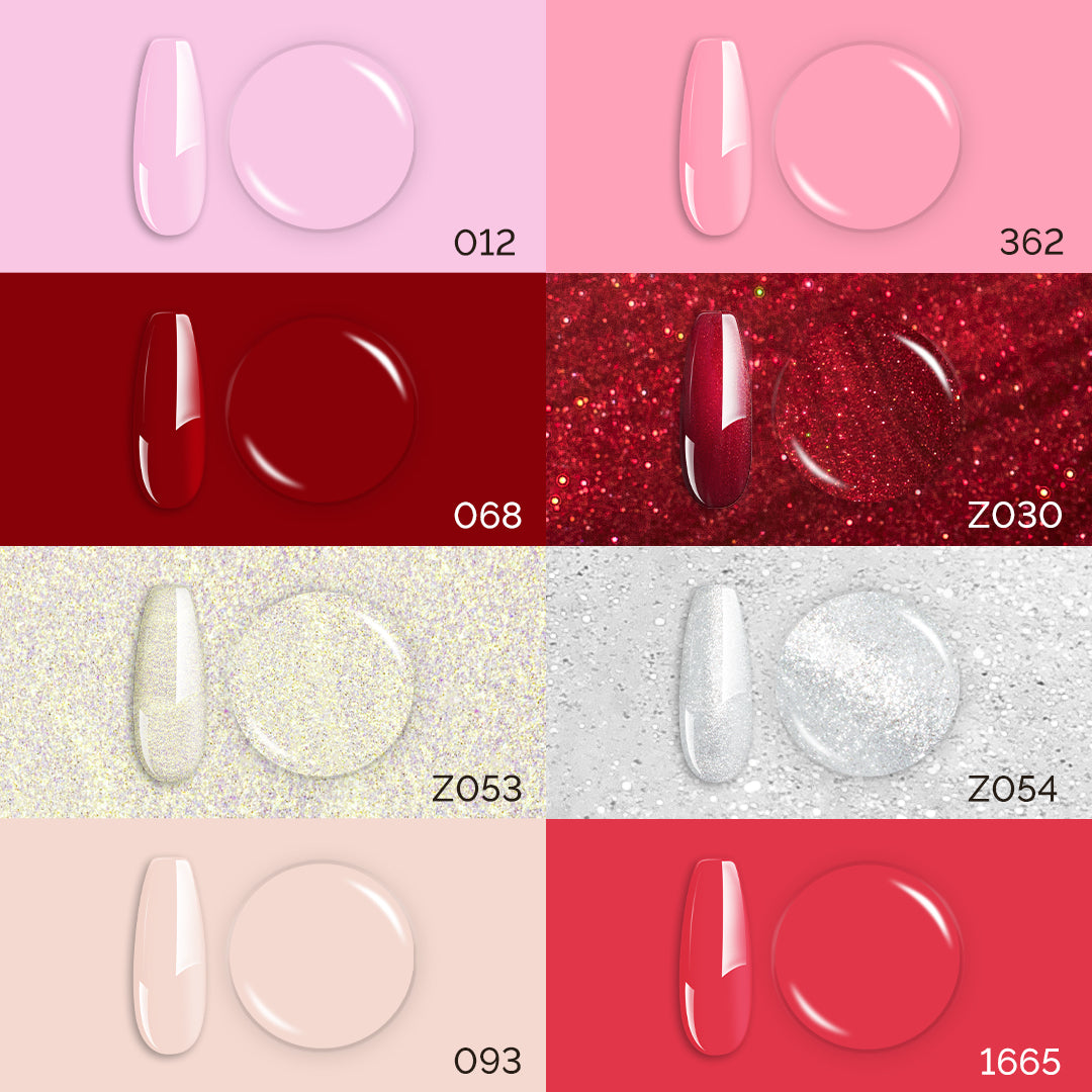 Lovely Sweetheart TPO-Free Thick Gel Nail Polish Gift Box - 8 Colors - 图片3